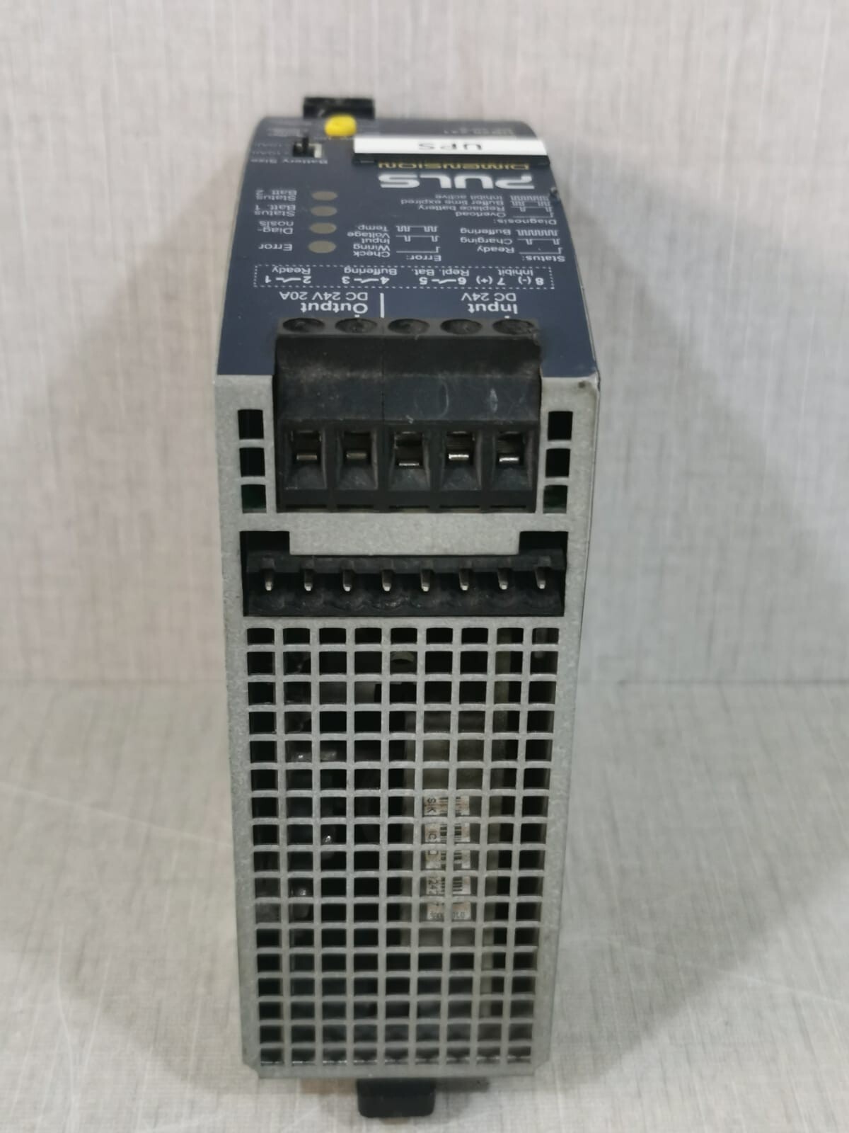 PULS UB20.241 PULS UB20.241 DC-UPS 24V, 20A, UPS Control Unit 480W 7
