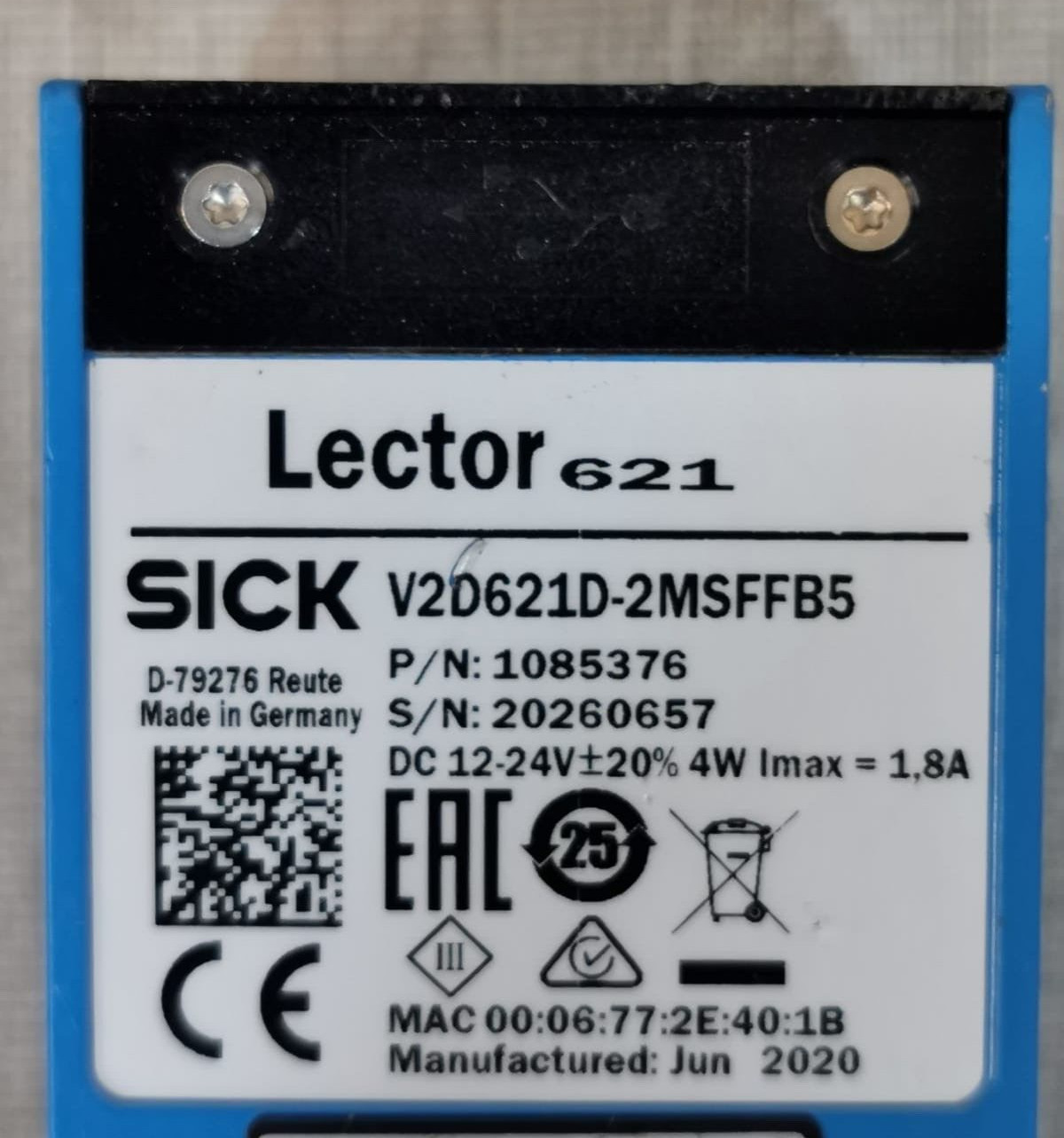 GE V2D621D-2MSFFB5 SICK Lector 621 V2D621D-2MSFFB5 Image-Based Code Readers 2