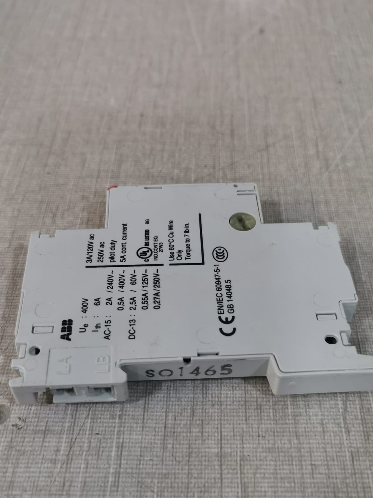 ABB SK-11 ABB 1SAM101904R0003 SK-11 Signal Contact 5