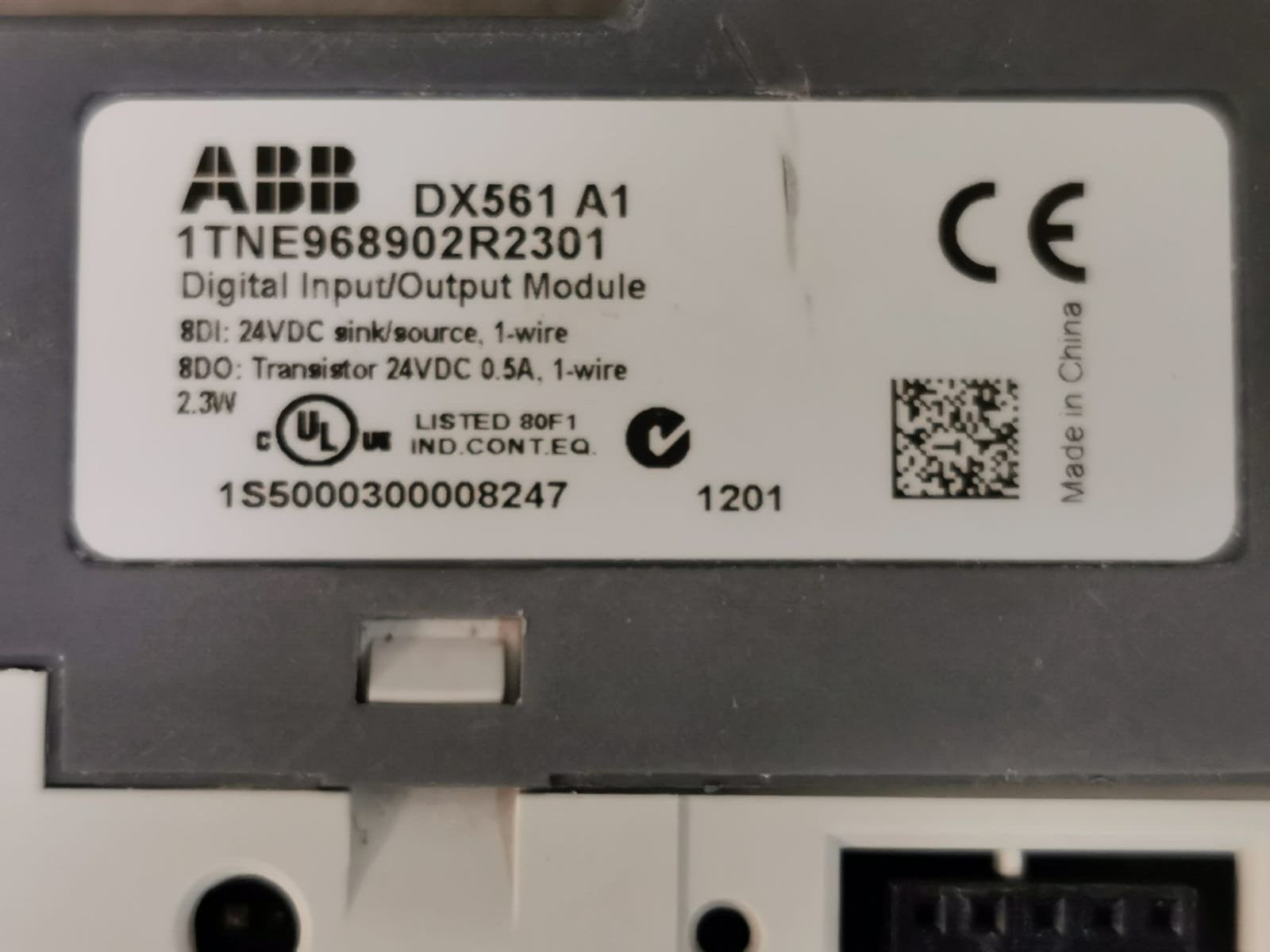 ABB DX561 ABB DX561 A1/ 1TNE968902R2301 Digital Input/Output Module 3