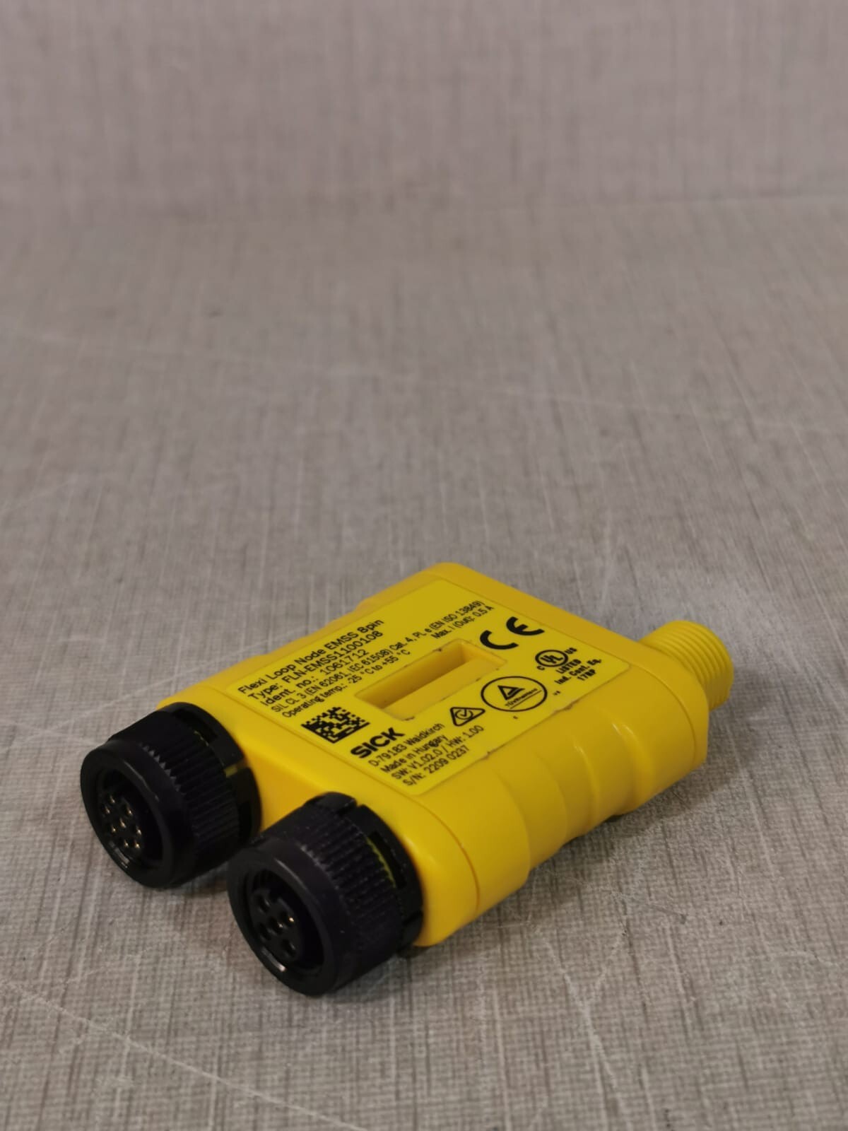 SICK EMSS1100108 SICK Flexi Loop Node EMSS 8pin FLN-EMSS1100108 Ident.No. 1061712 5