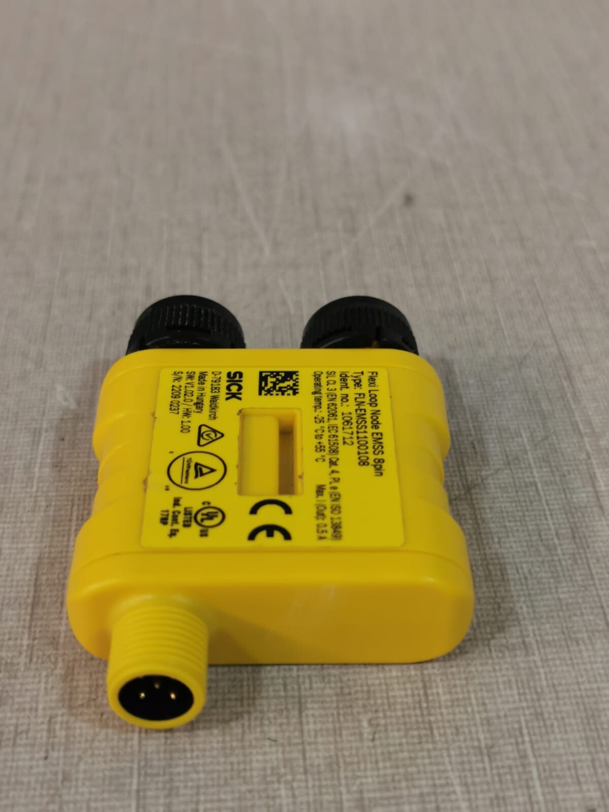 SICK EMSS1100108 SICK Flexi Loop Node EMSS 8pin FLN-EMSS1100108 Ident.No. 1061712 7