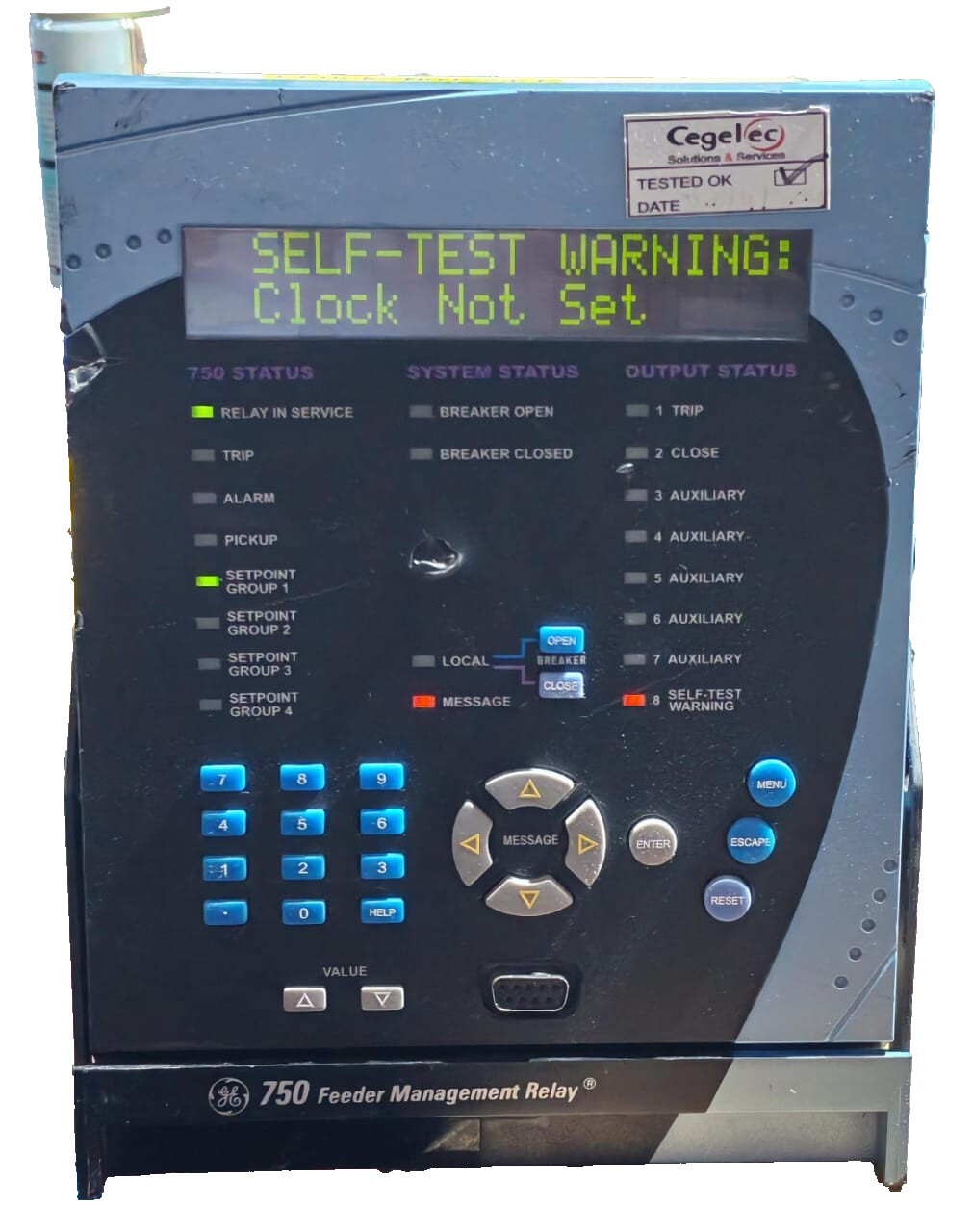 GE 750-P1-G1-S1-HI-A20-R-E GE MULTILIN SR750 750-P1-G1-S1-HI-A20-R-E FEEDER MANAGEMENT RELAY 2