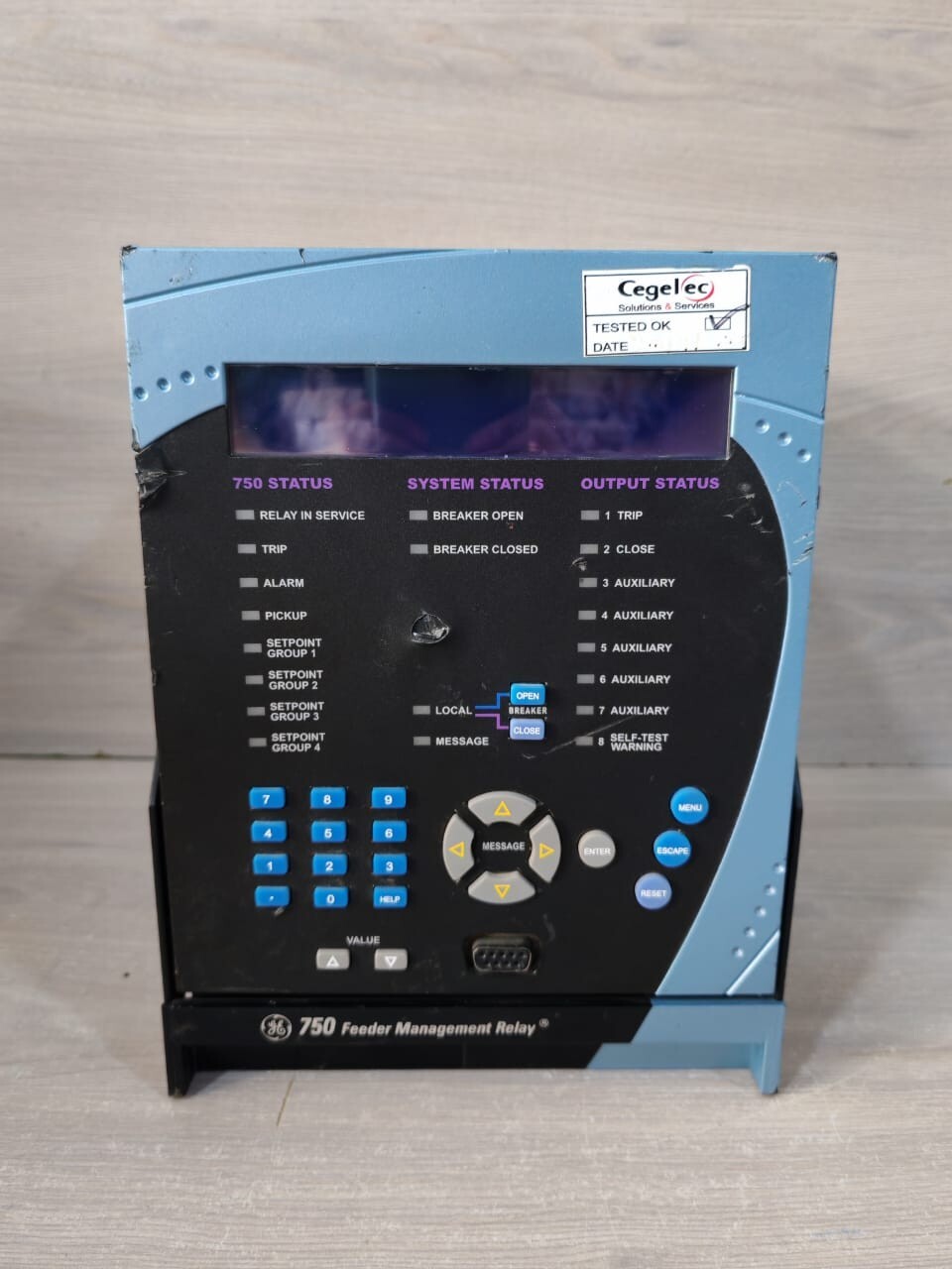 GE 750-P1-G1-S1-HI-A20-R-E GE MULTILIN SR750 750-P1-G1-S1-HI-A20-R-E FEEDER MANAGEMENT RELAY 4