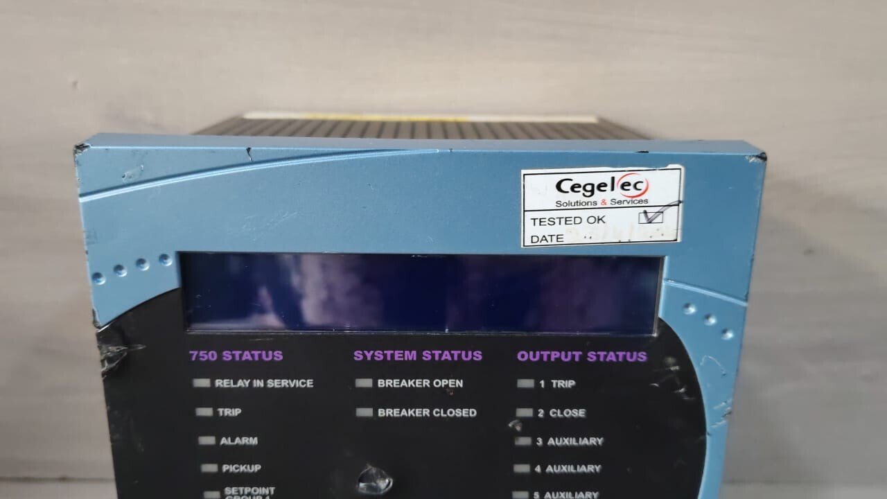 GE 750-P1-G1-S1-HI-A20-R-E GE MULTILIN SR750 750-P1-G1-S1-HI-A20-R-E FEEDER MANAGEMENT RELAY 6