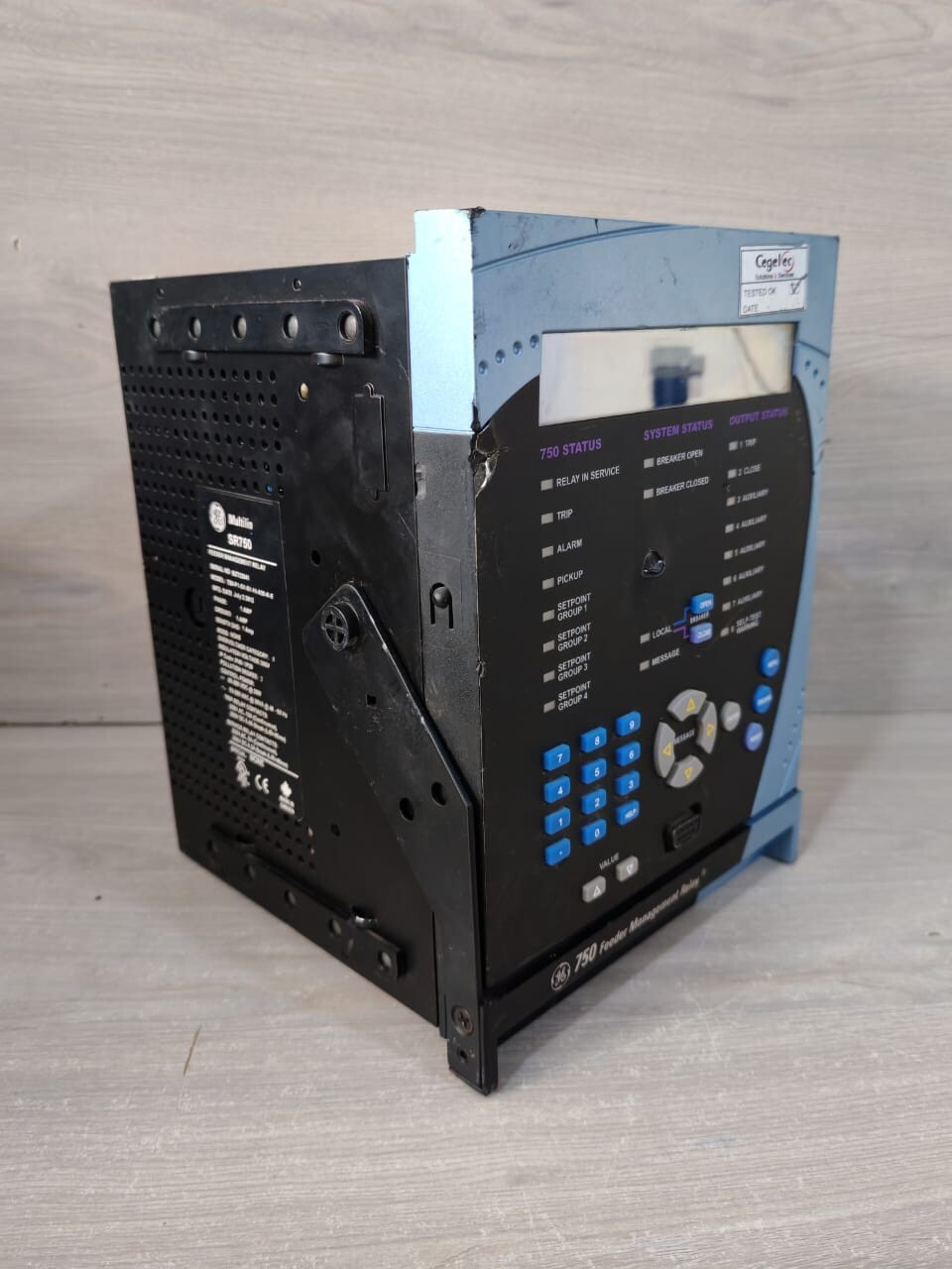 GE 750-P1-G1-S1-HI-A20-R-E GE MULTILIN SR750 750-P1-G1-S1-HI-A20-R-E FEEDER MANAGEMENT RELAY 8