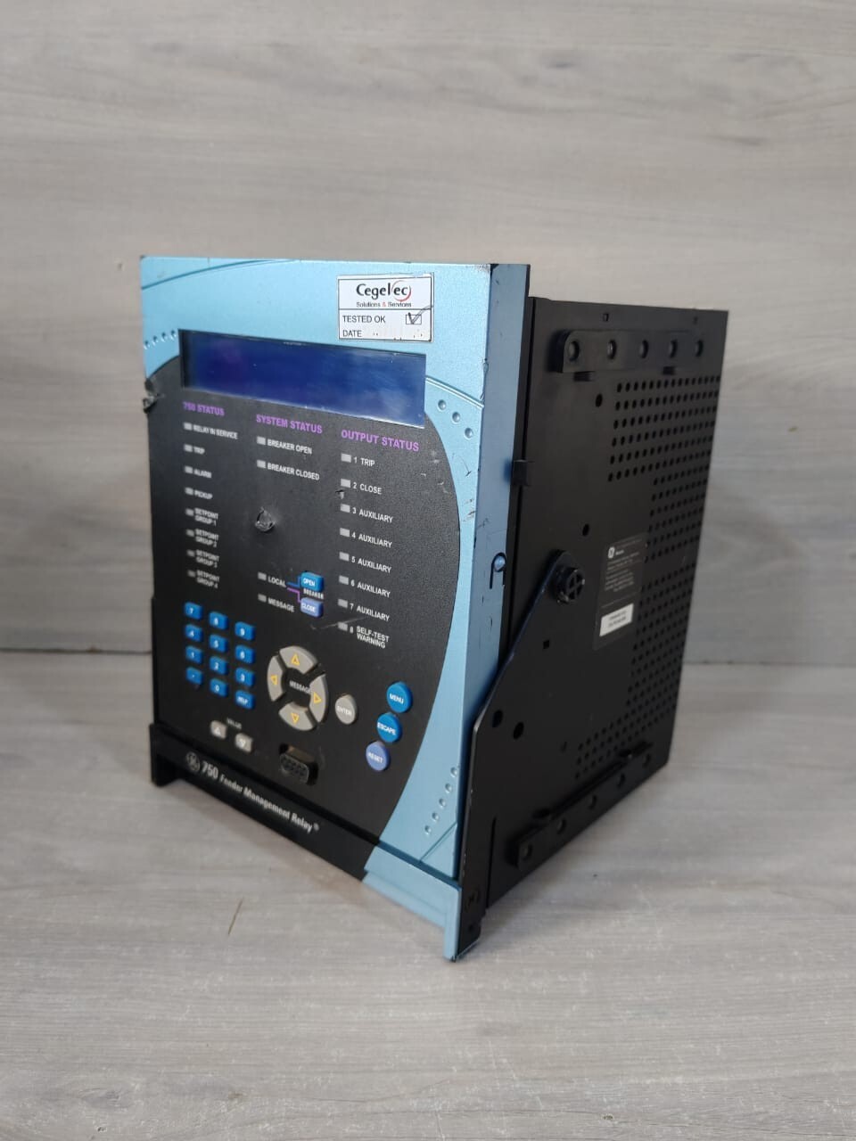 GE 750-P1-G1-S1-HI-A20-R-E GE MULTILIN SR750 750-P1-G1-S1-HI-A20-R-E FEEDER MANAGEMENT RELAY 9