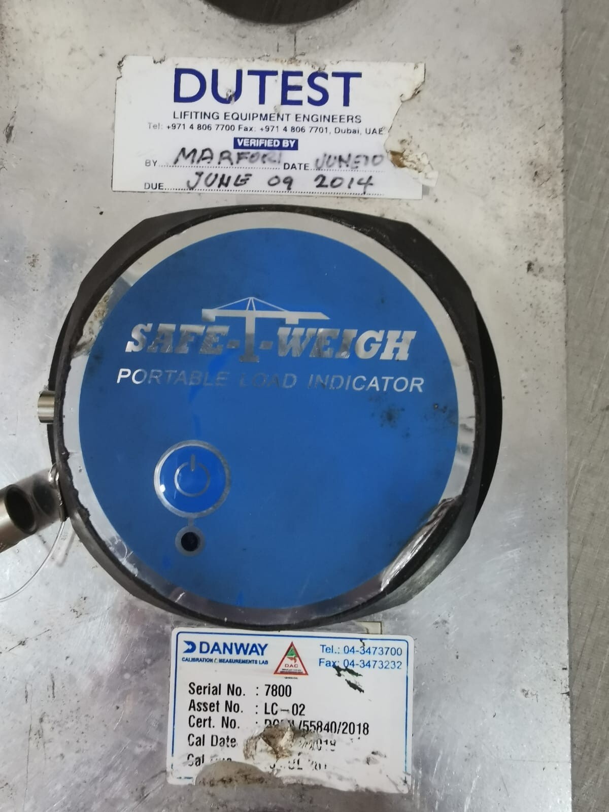 Safe-T-Weigh LC-03 Safe-T-Weigh Portable Load Indicator LC-03 8
