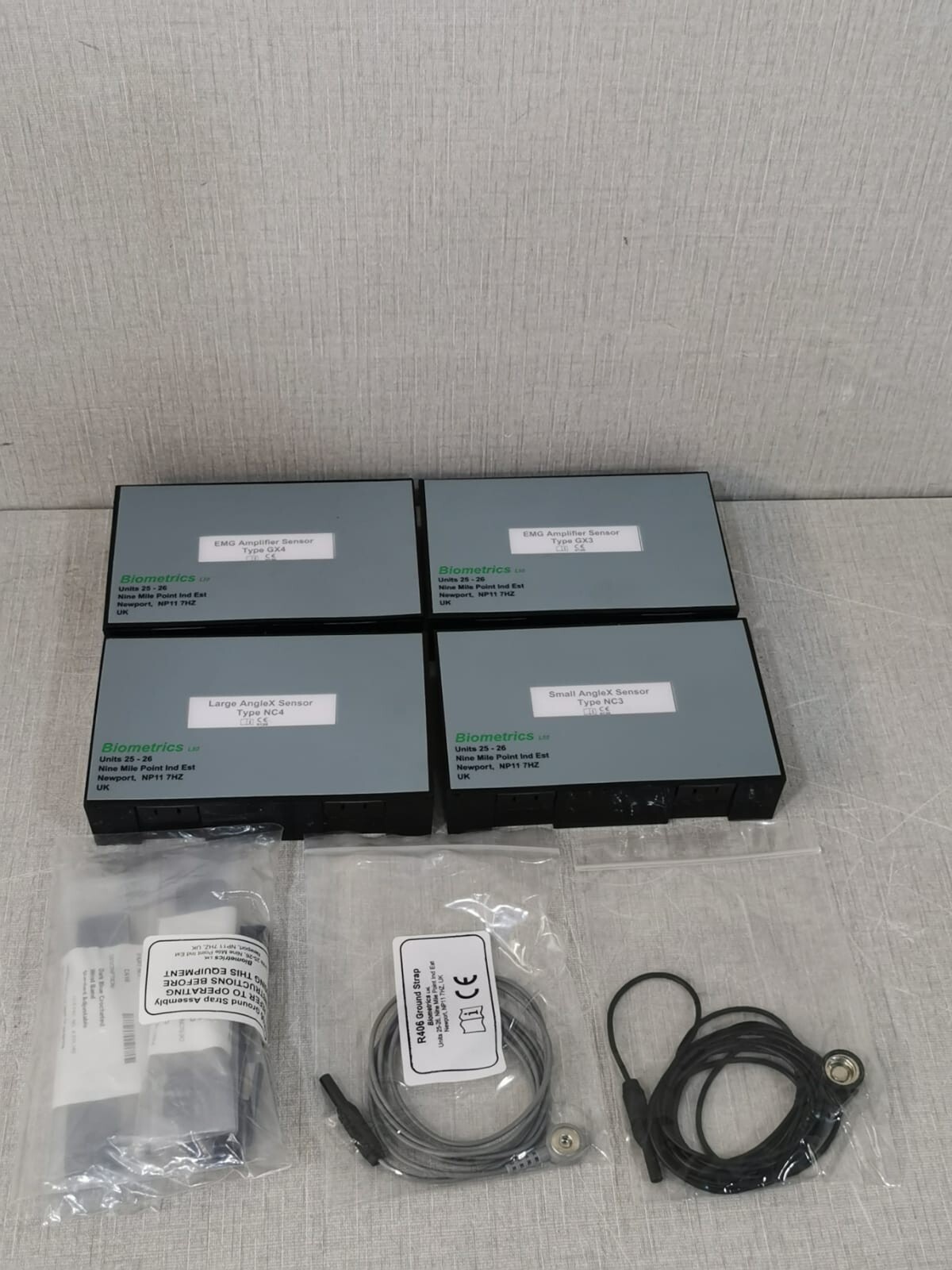 Biometrics X4 Biometrics E-Link X4 / G200 Amplifier Sensor GX3, GX4 / AngleX Sensor NC3, NC4 10