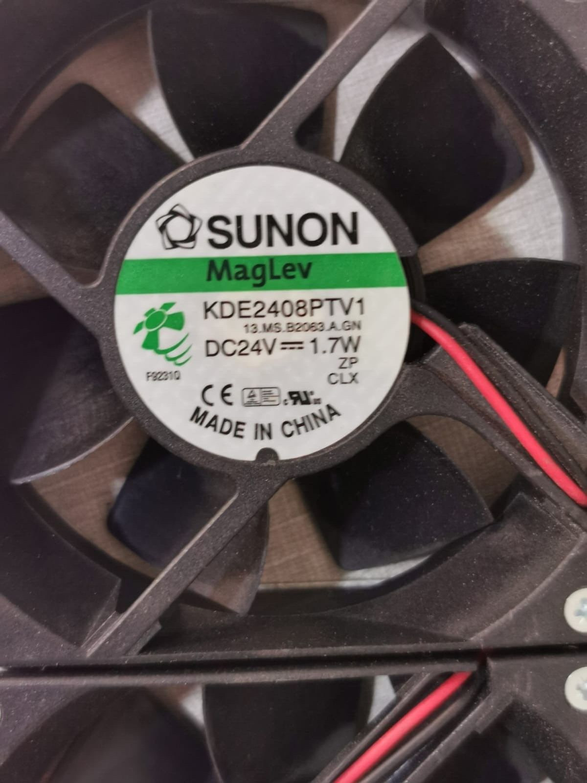 SUNON KDE2408PTV1 SUNON MagLev KDE2408PTV1 DC24V 1.7W Ultra Quiet Fan 2