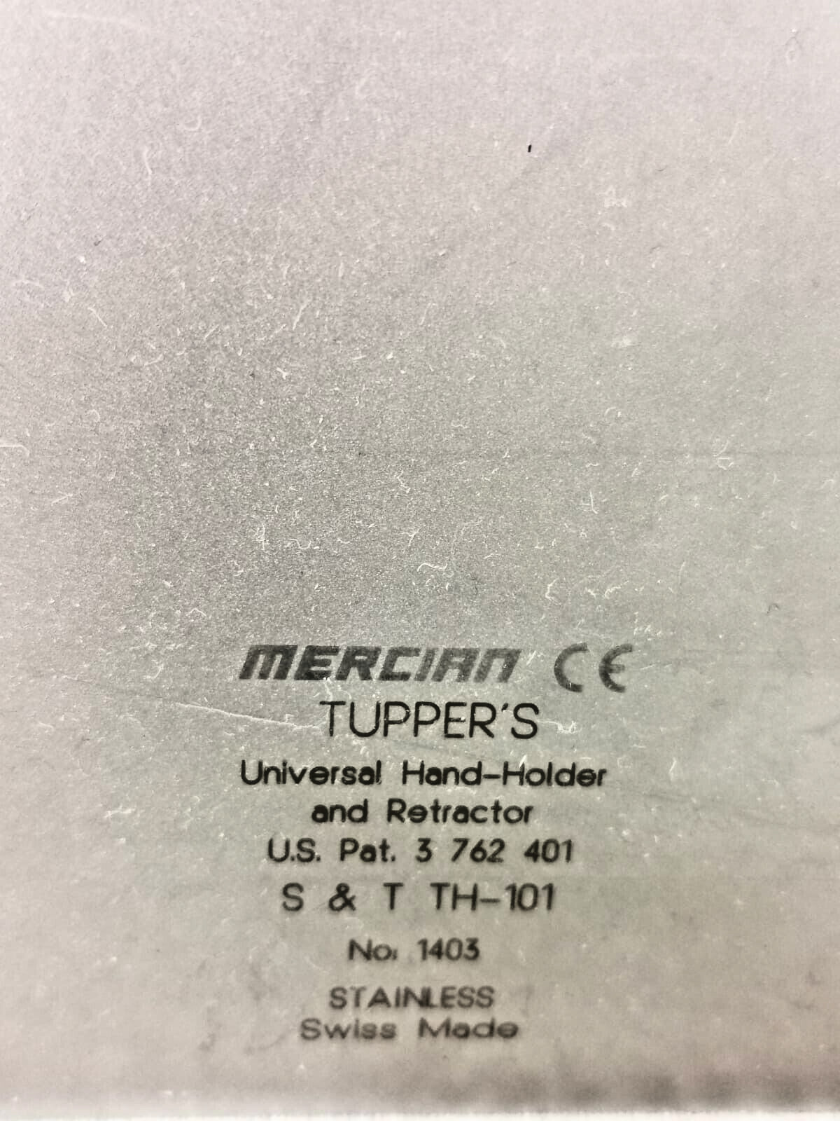 MERCIAN Universal Hand-Holder and Retractor MERCIAN Tupper's Universal Hand-Holder and Retractor 4