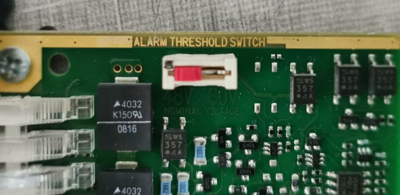 UNKNOWN BOARD-50019 MM-1 Alarm Threshold Switch Power Supply Board 50019-14AA 4