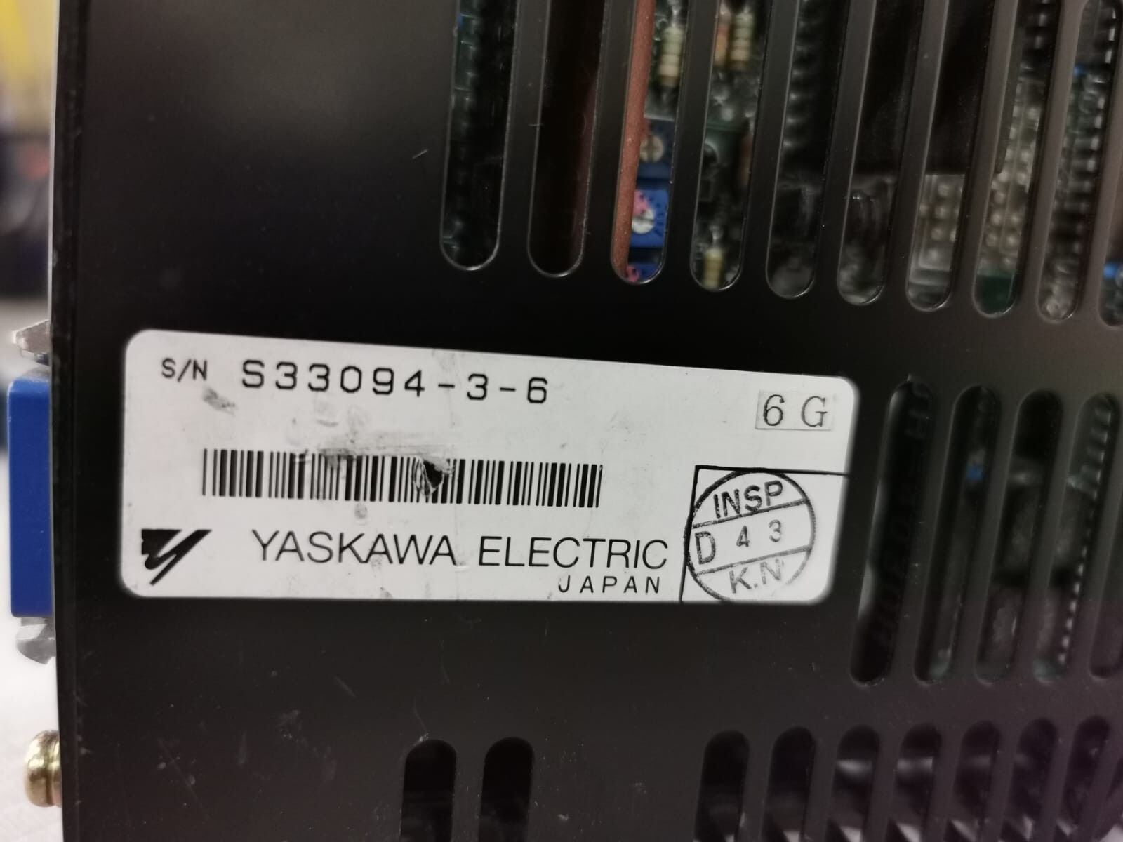 Yaskawa PR-03 YASKAWA ELECTRIC ServoPack CACR-PR 03 BC 3BSY114 9
