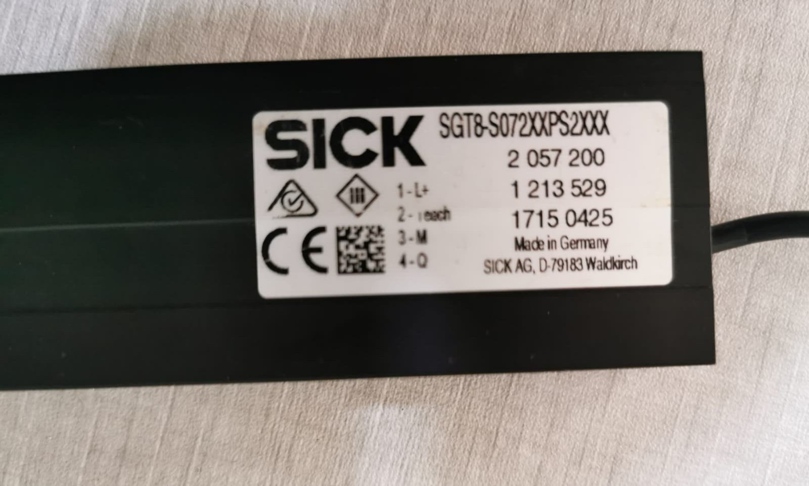 SICK S072XXPS2XXX SICK SGT8-S072XXPS2XXX SLIM VERSION SENDER SMART GATE SENSOR 9
