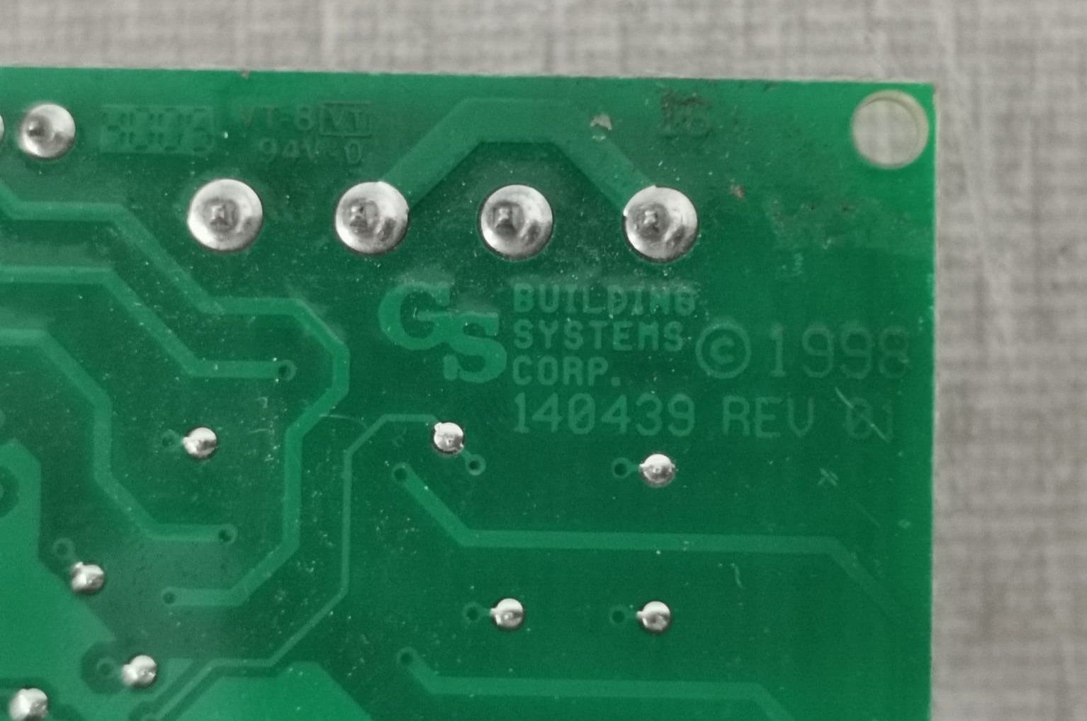 PCB REV-01 140439 Rev 01 GS Building System Corp. PCB Board 4