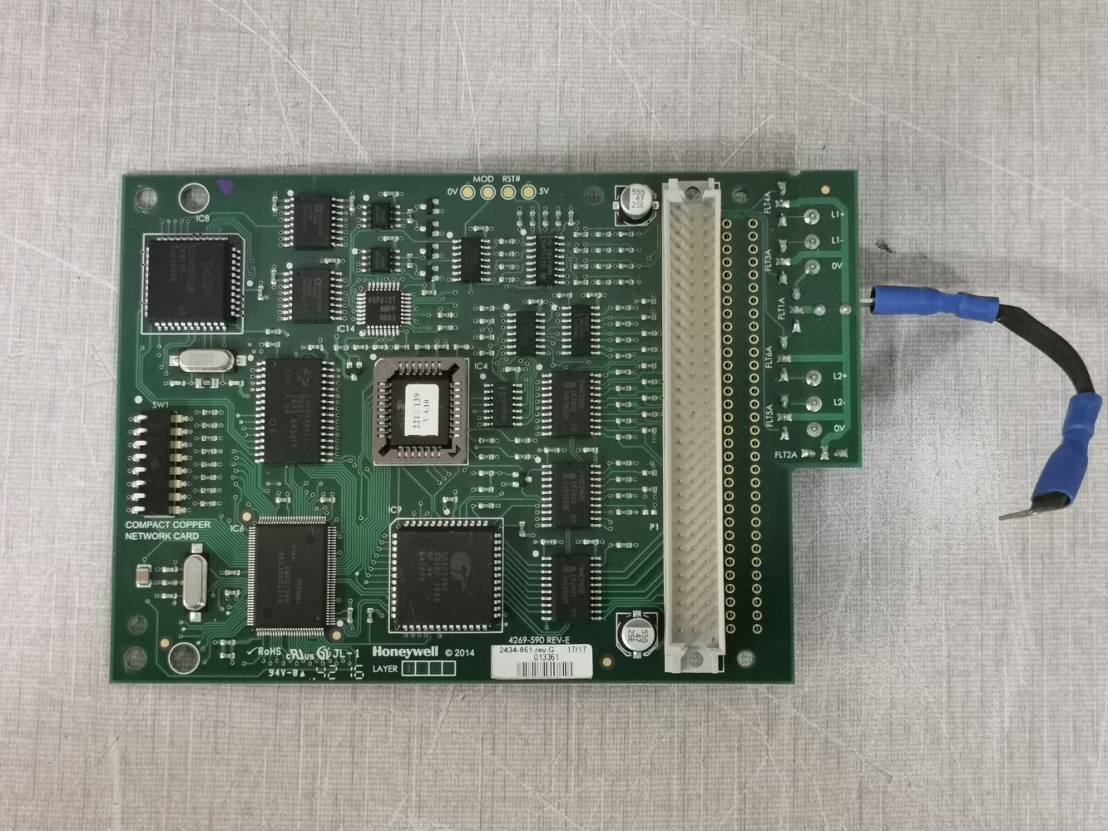 Honeywell 4269-590 Rev E Compact Copper Network Card