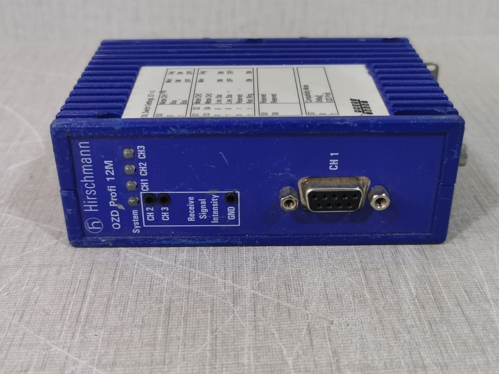 Hirschmann OZD PROFI 12M G12 Hirschmann OZD PROFI 12M G12 Fiberoptic Module Profibus 3