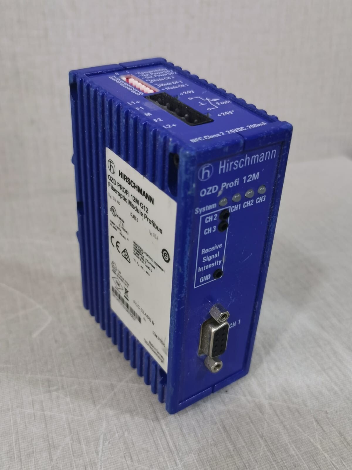 Hirschmann OZD PROFI 12M G12 Hirschmann OZD PROFI 12M G12 Fiberoptic Module Profibus 4