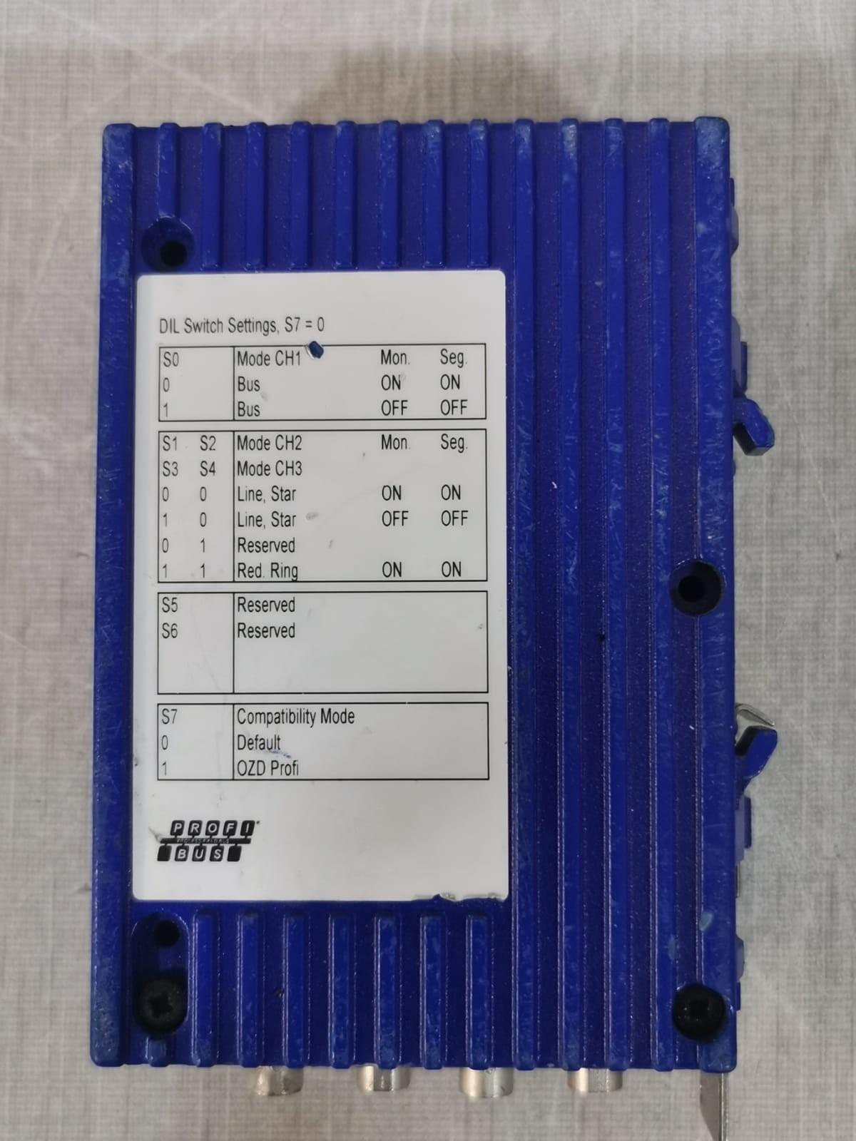 Hirschmann OZD PROFI 12M G12 Hirschmann OZD PROFI 12M G12 Fiberoptic Module Profibus 8