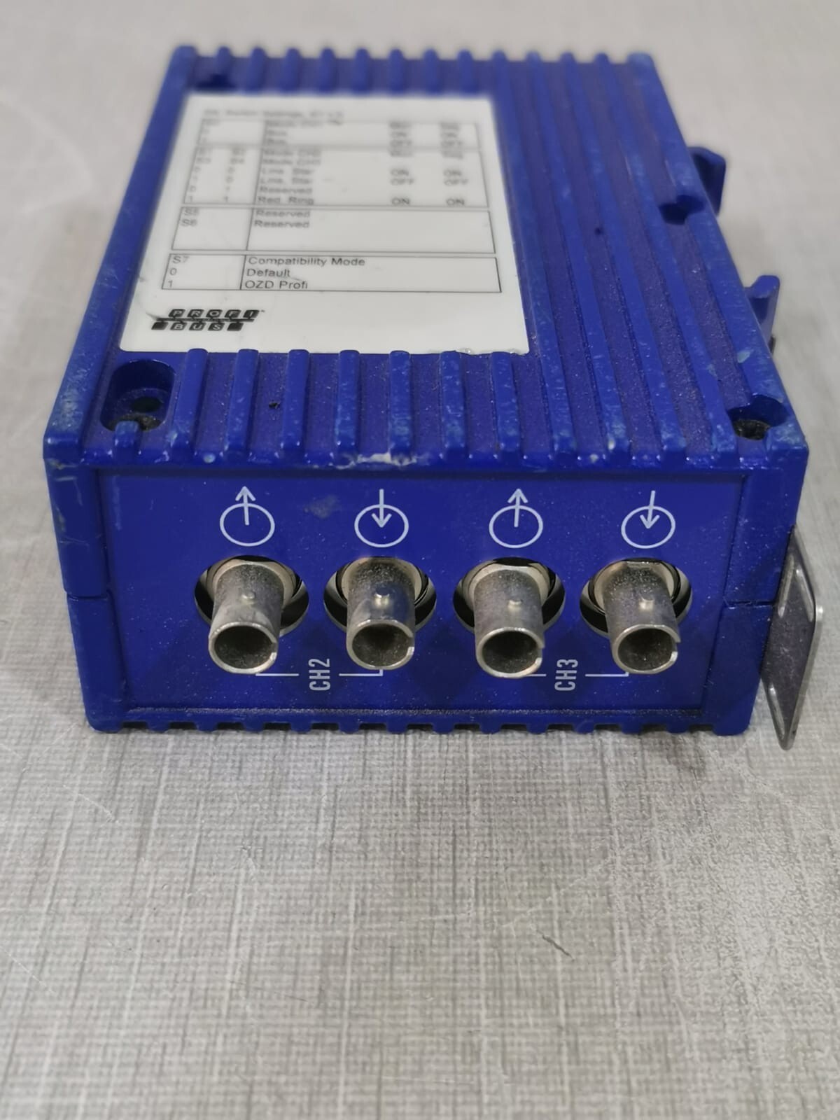 Hirschmann OZD PROFI 12M G12 Hirschmann OZD PROFI 12M G12 Fiberoptic Module Profibus 10