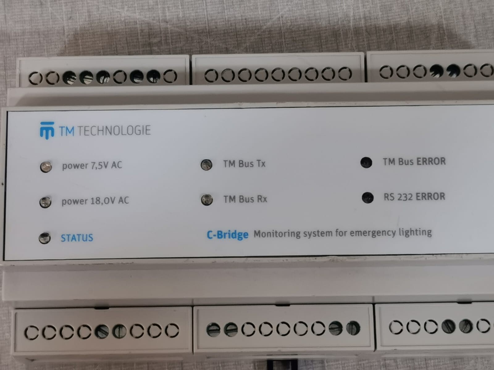 TM Technologie C-BRIDGE TM Technologie C-Bridge Monitoring System For Emergency Lighting 2