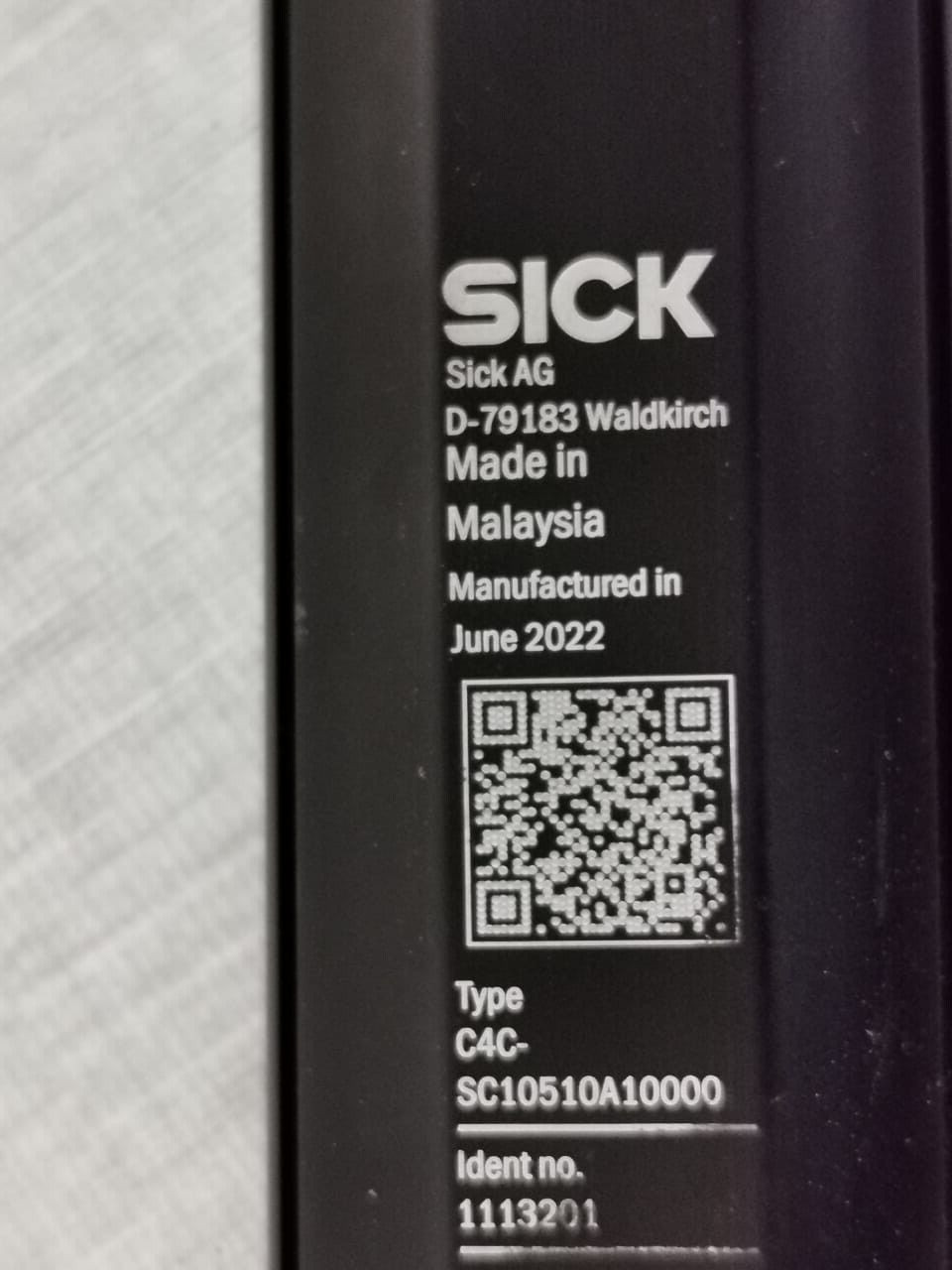 SICK C4-RD SICK C4-RD C4C-SC10510A10000 Ident. No. 1113201 DC 24V - W/O COVER 2