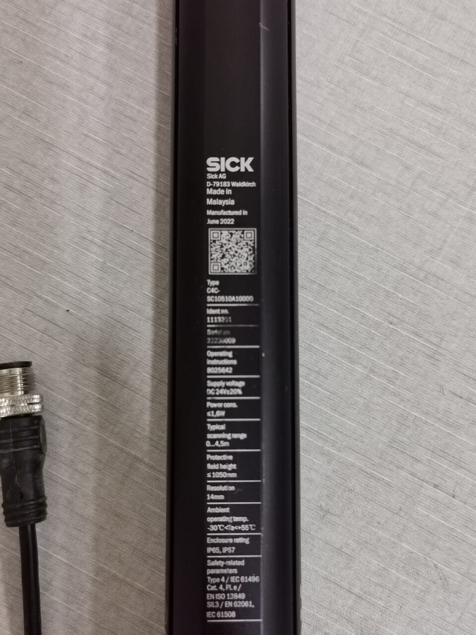 SICK C4-RD SICK C4-RD C4C-SC10510A10000 Ident. No. 1113201 DC 24V - W/O COVER 5