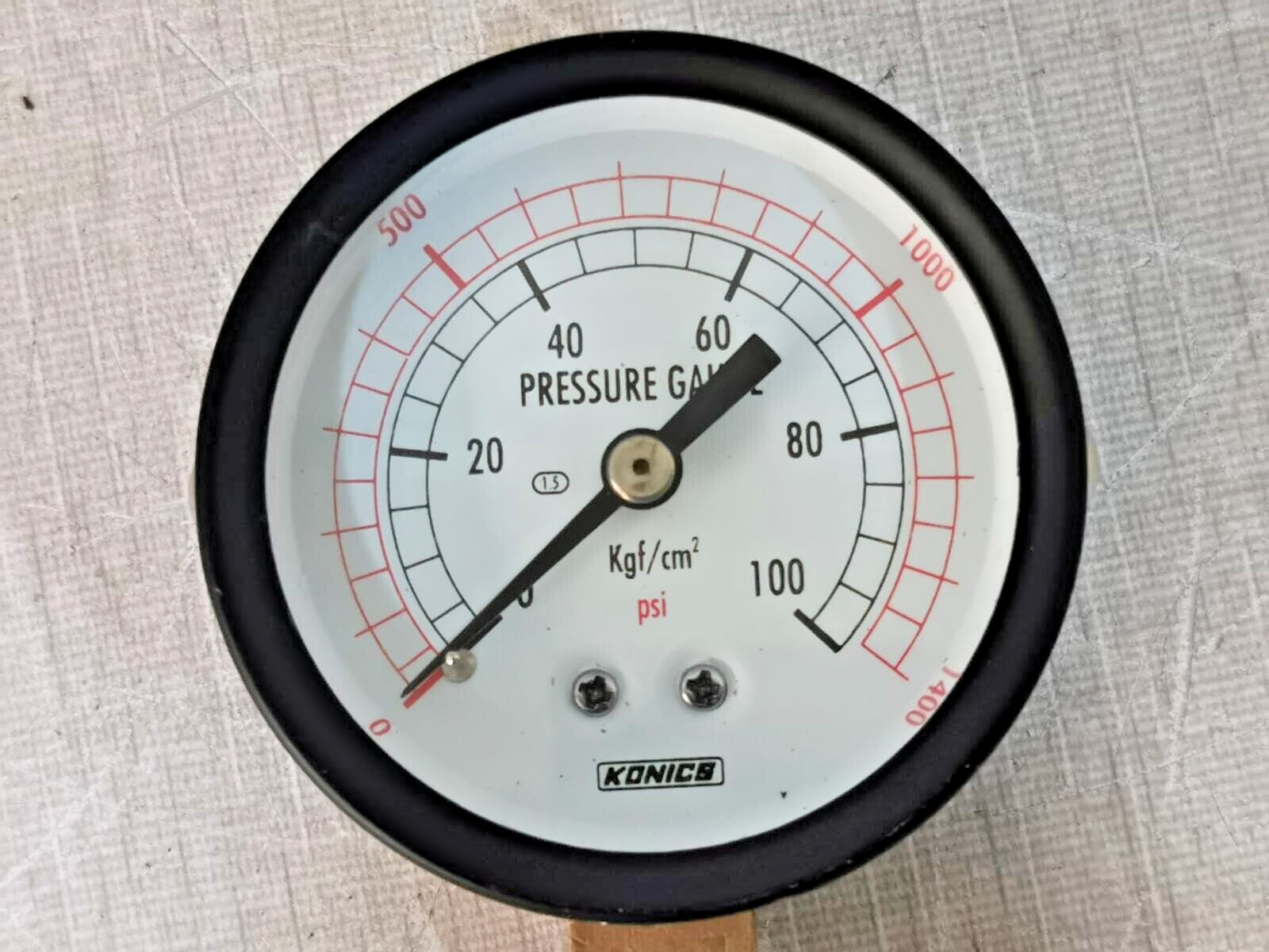 Konics Pressure Gauge 0-100 kgf/cm2 Konics Pressure Gauge 0-100 kgf/cm2 2