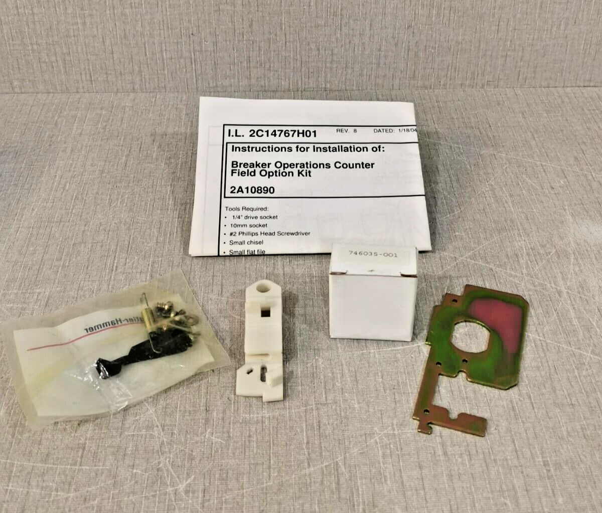 Eaton 2A10890 Eaton MCOUNT Operations Counter 2A10890 Breaker Operations Counter Field Kit 2