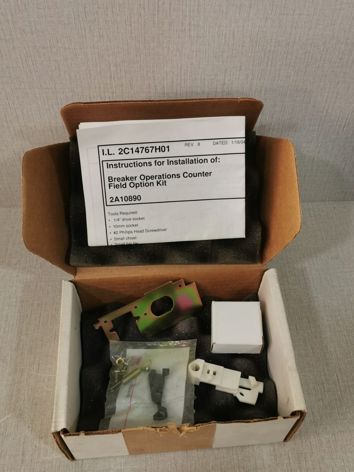 Eaton MCOUNT Operations Counter 2A10890 Breaker Operations Counter Field Kit