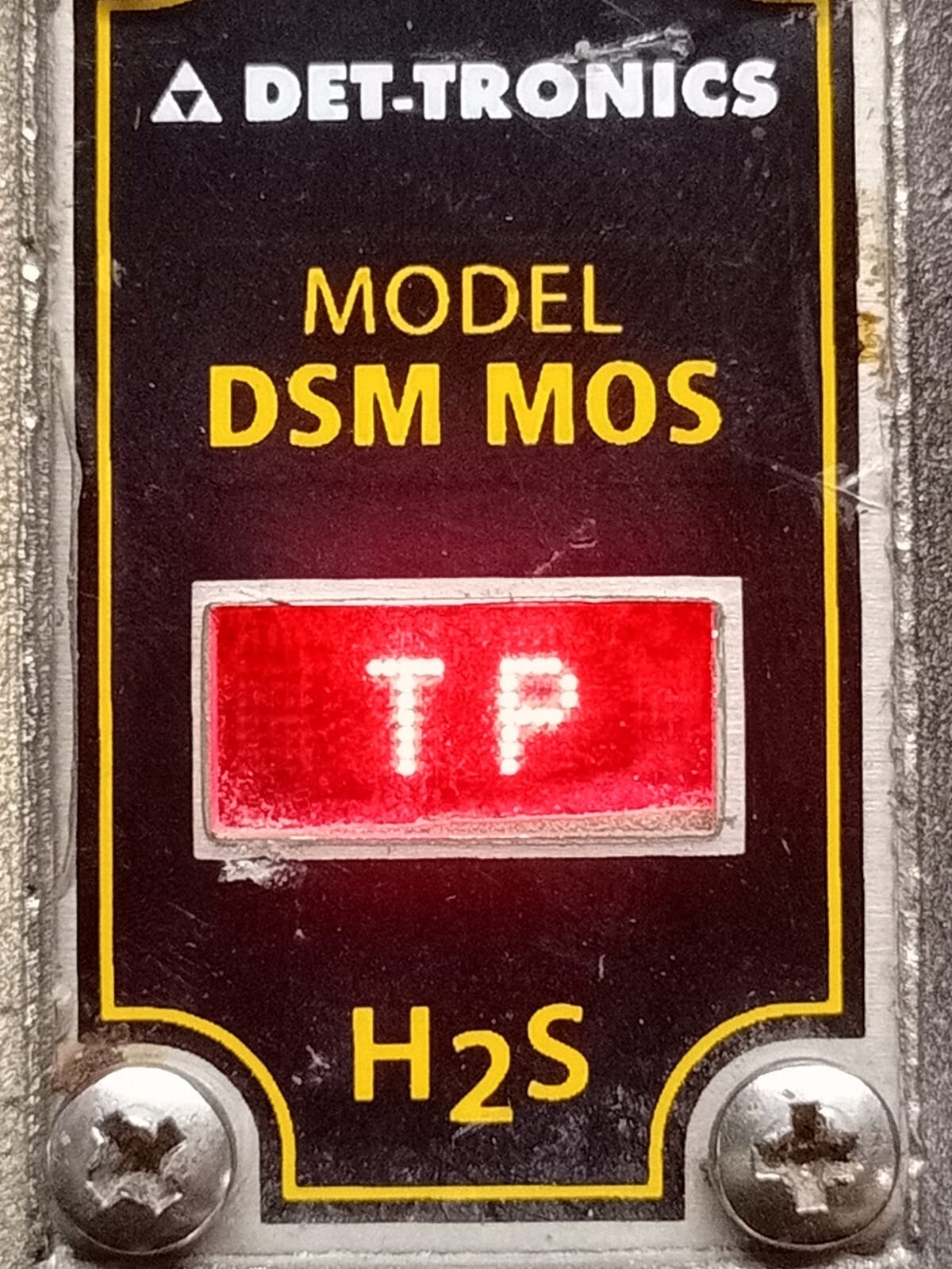 DET-TRONICS DSM MOS DET-TRONICS DSM MOS H2S DETECTOR 4