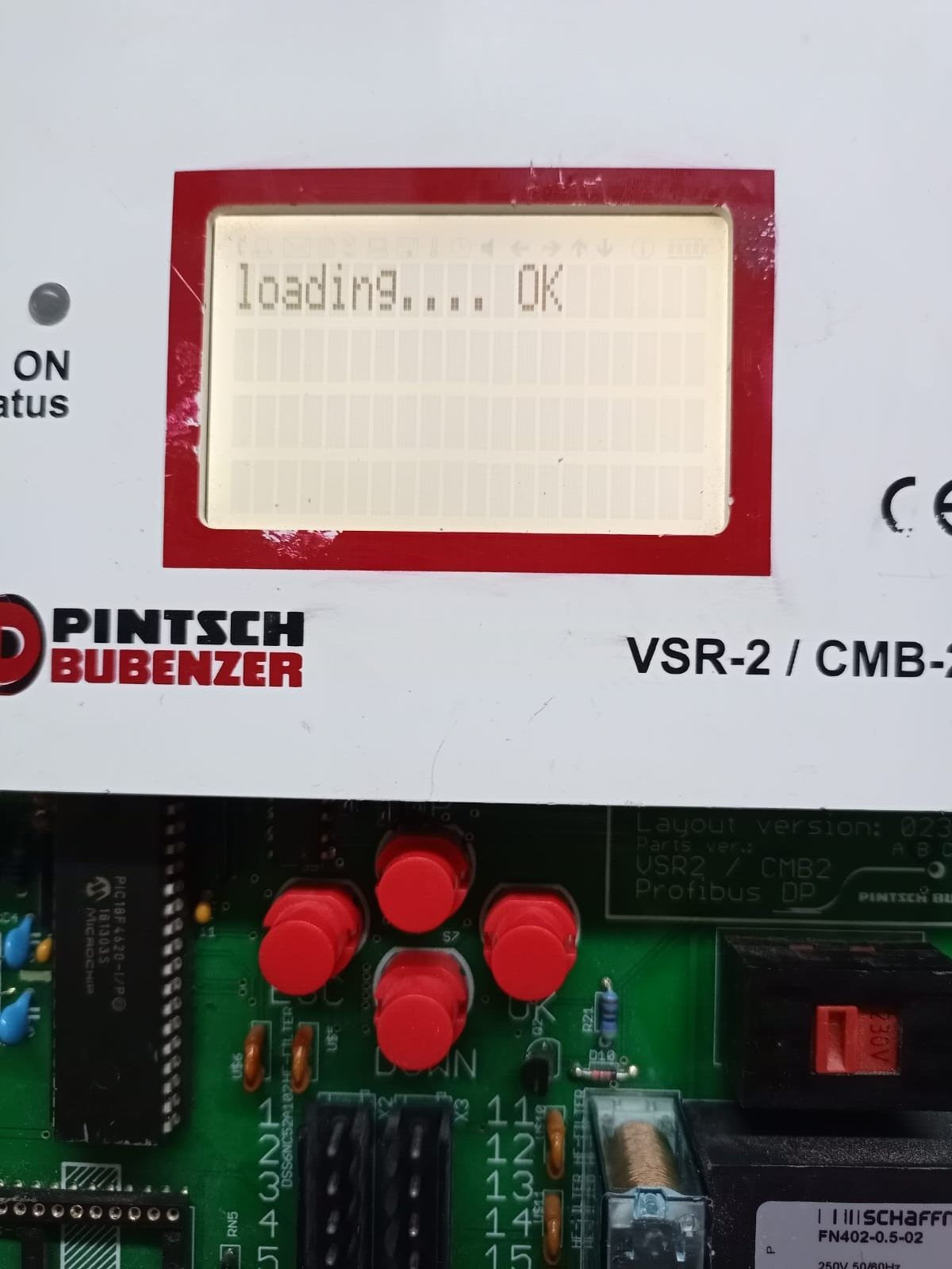 Pintsch Bubenzer VSR2-SB/CMB2 Pintsch Bubenzer VSR2-SB/CMB2 Measurement Monitoring System Ver 023 Panel Board 3