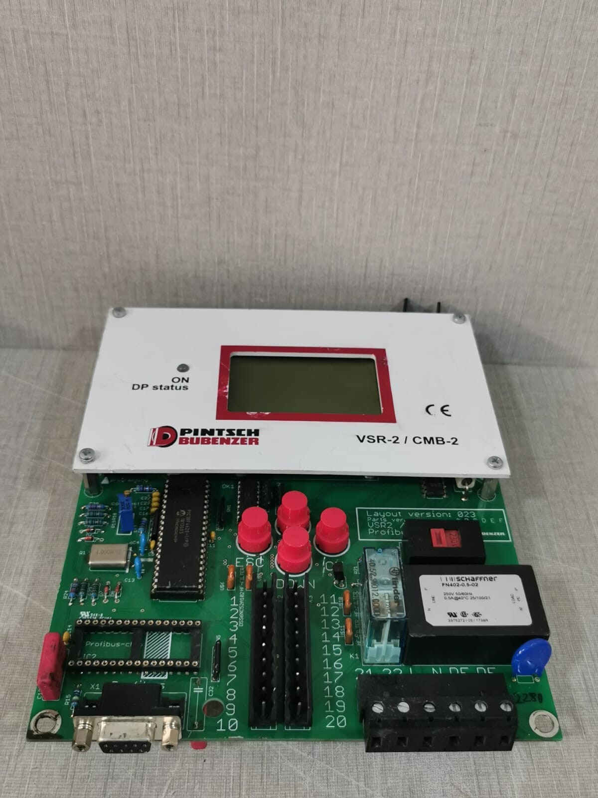 Pintsch Bubenzer VSR2-SB/CMB2 Pintsch Bubenzer VSR2-SB/CMB2 Measurement Monitoring System Ver 023 Panel Board 10