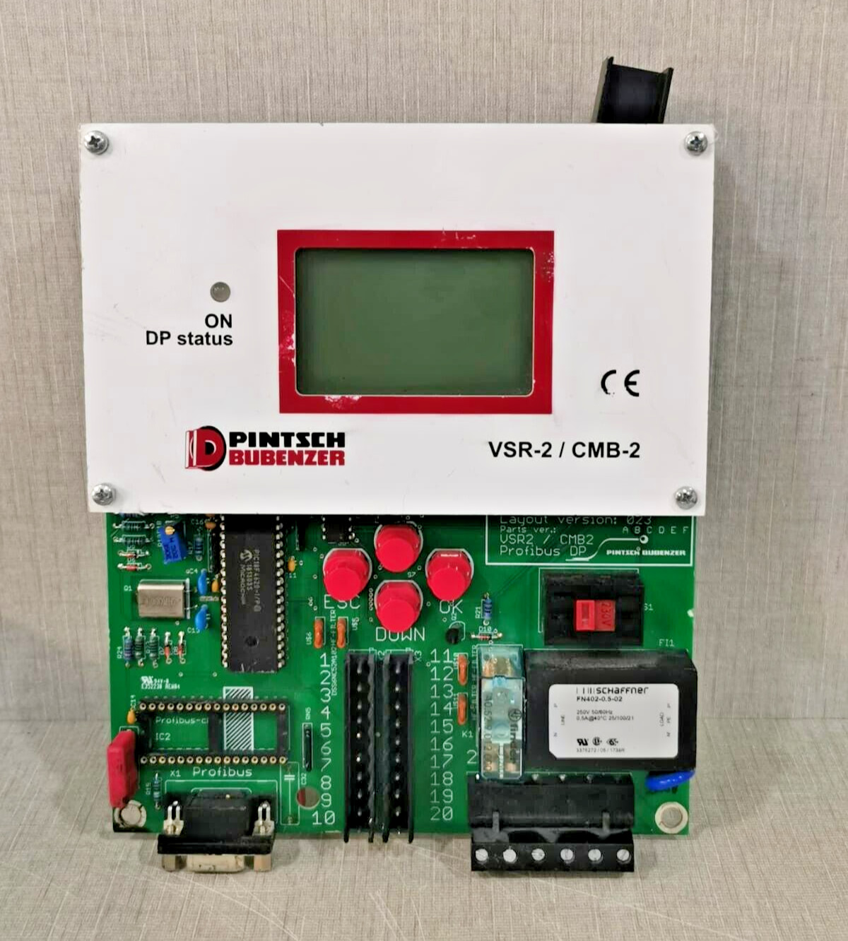 Pintsch Bubenzer VSR2-SB/CMB2 Measurement Monitoring System Ver 023 Panel Board