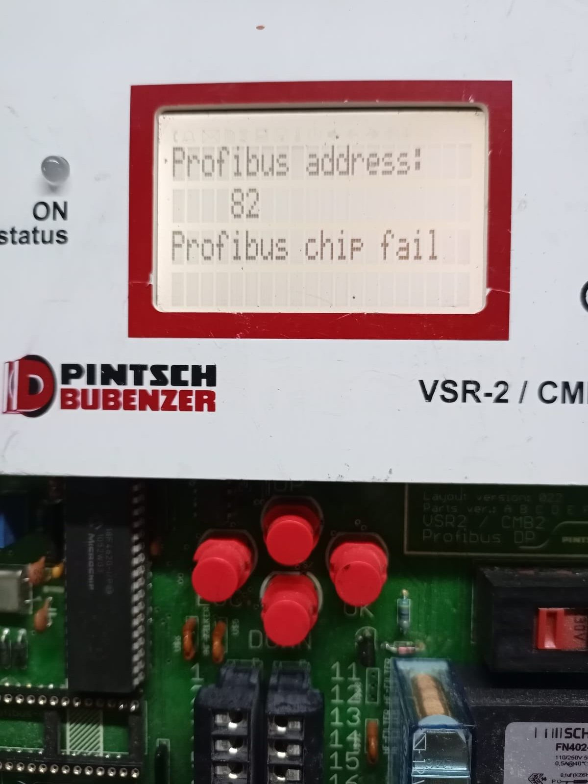 Pintsch Bubenzer VSR2-SB/CMB2 Pintsch Bubenzer VSR2-SB/CMB2 Measurement Monitoring System Ver 022 Panel Board 3