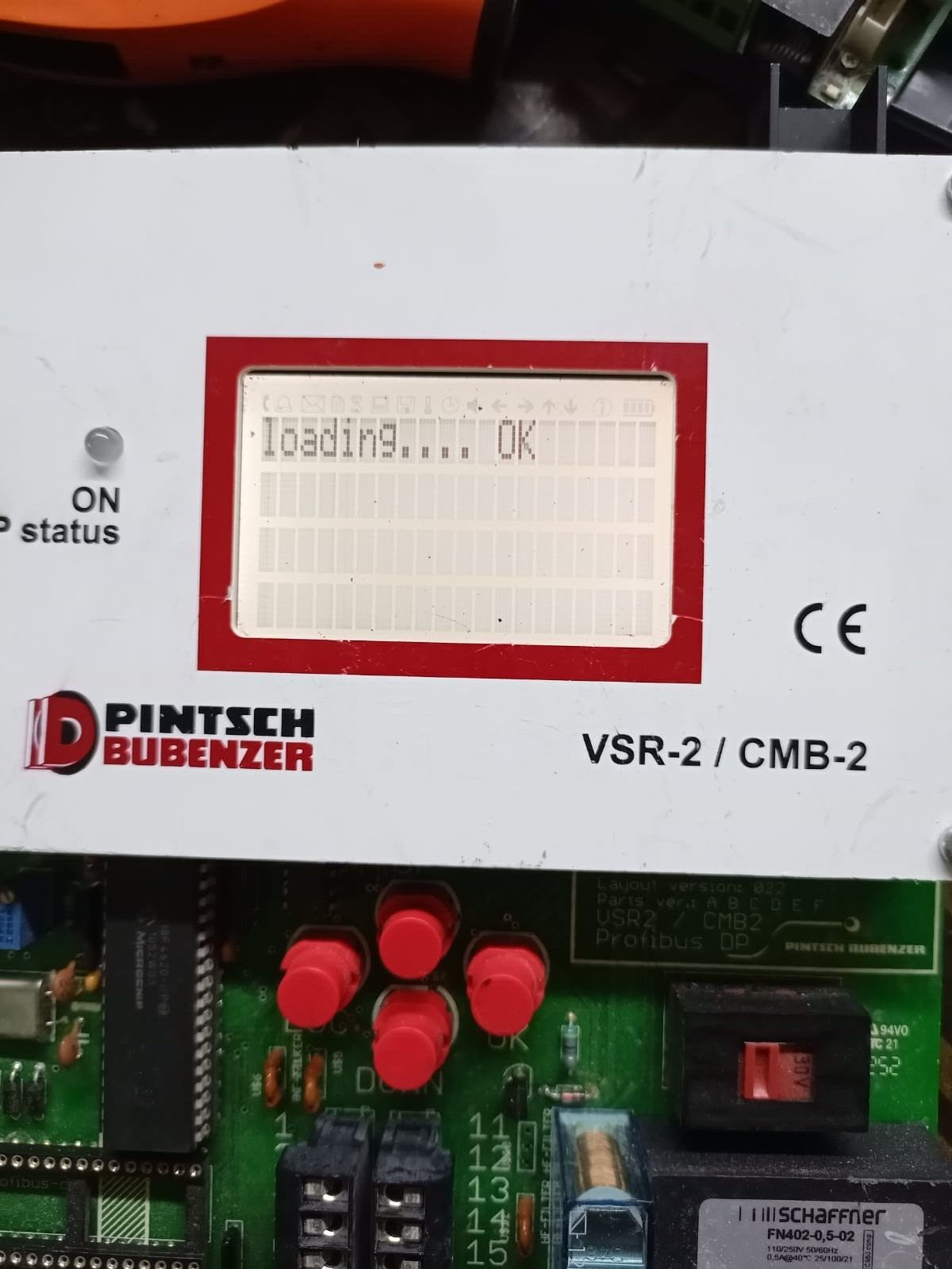 Pintsch Bubenzer VSR2-SB/CMB2 Pintsch Bubenzer VSR2-SB/CMB2 Measurement Monitoring System Ver 022 Panel Board 9