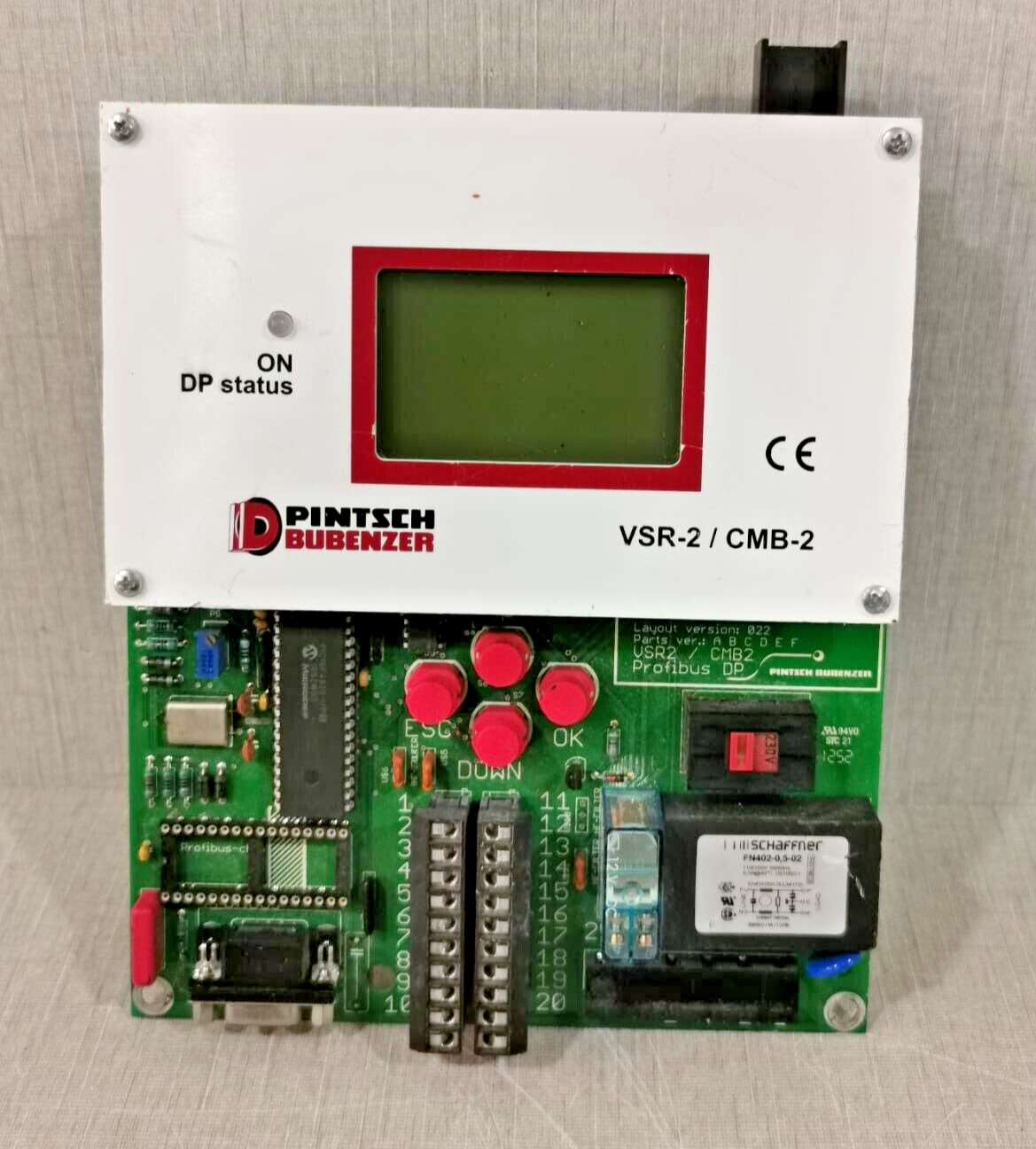 Pintsch Bubenzer VSR2-SB/CMB2 Pintsch Bubenzer VSR2-SB/CMB2 Measurement Monitoring System Ver 022 Panel Board 10