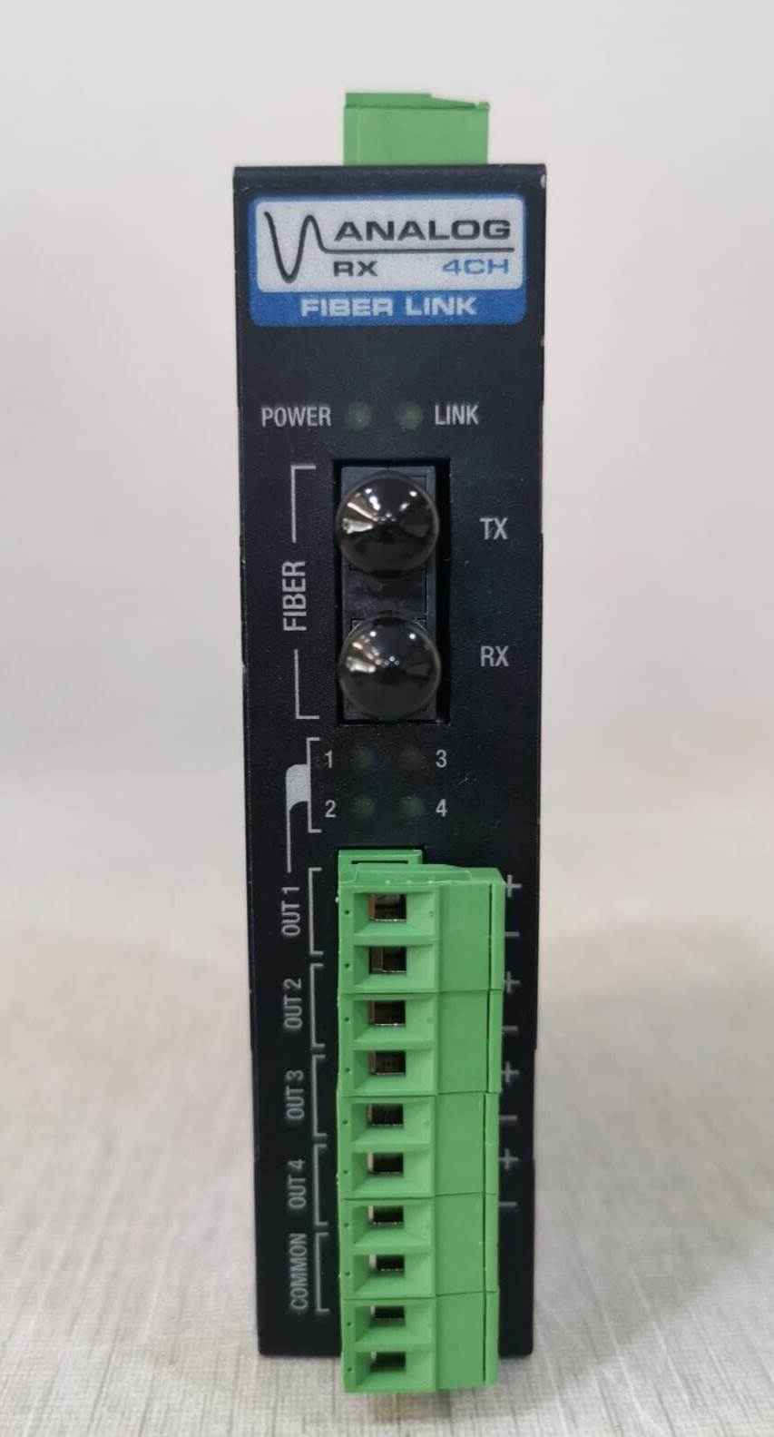 RLH Industries RX High Speed 4 channel 4-20ma ADH-420RX-50-1 Analog Fiber Link