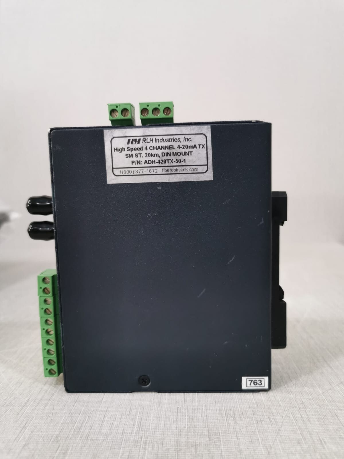 RLH Industries ADH-420TX-50-1 RLH Industries TX High Speed 4 channel 4-20ma ADH-420TX-50-1 Analog Fiber Link 4