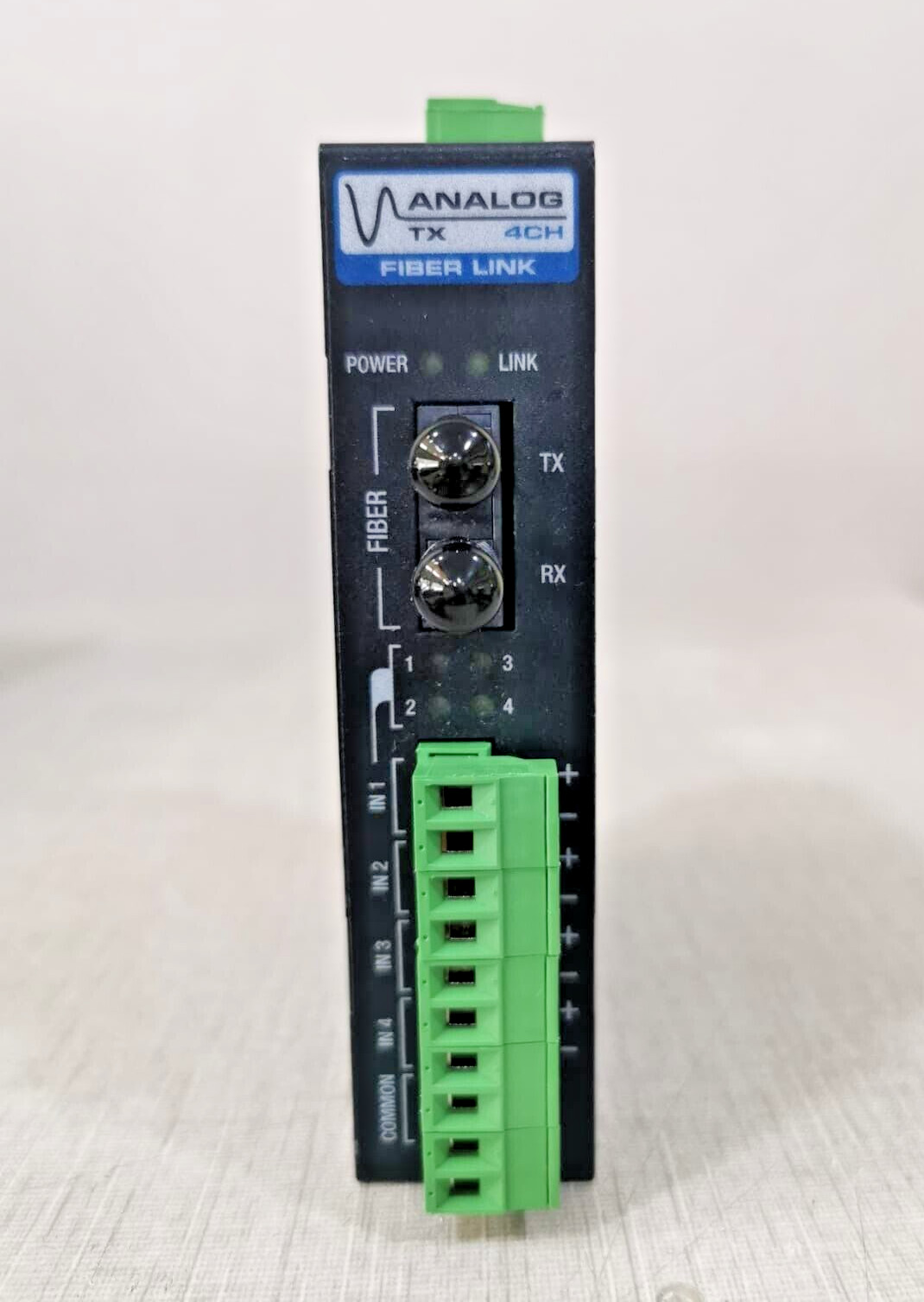 RLH Industries TX High Speed 4 channel 4-20ma ADH-420TX-50-1 Analog Fiber Link