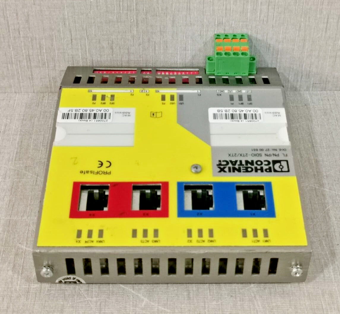 Phoenix Contact FL PN/PN SDIO-2TX/2TX Phoenix Contact ProfiSafe FL PN/PN SDIO-2TX/2TX 2700651 Security Gateway 5