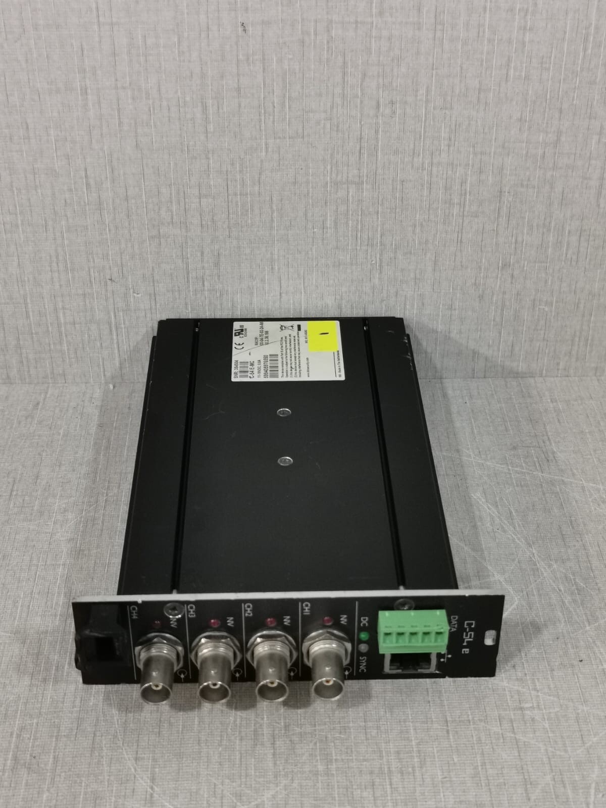 Siqura C-54 E-MC Siqura C-54 E-MC 4 Channel Multi-Codec Video Server 5