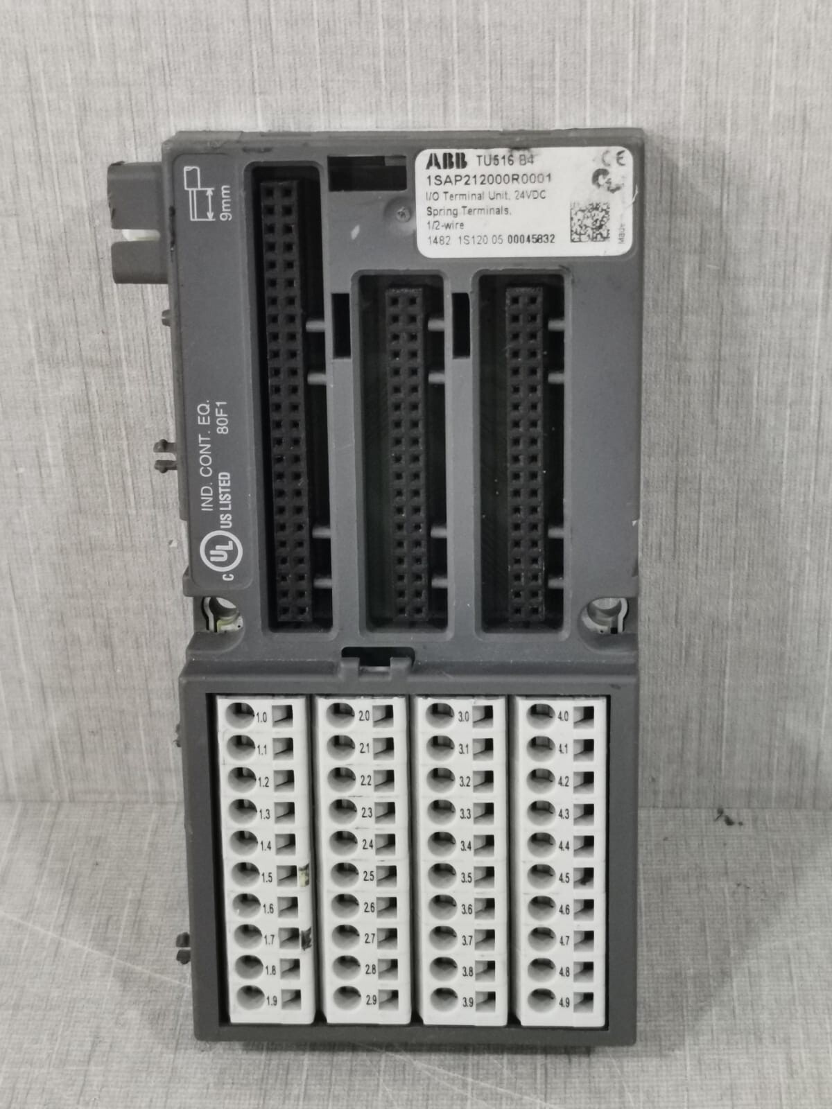 ABB TU516 B4 I/O Terminal Unit 1SAP212000R0001 24VDC