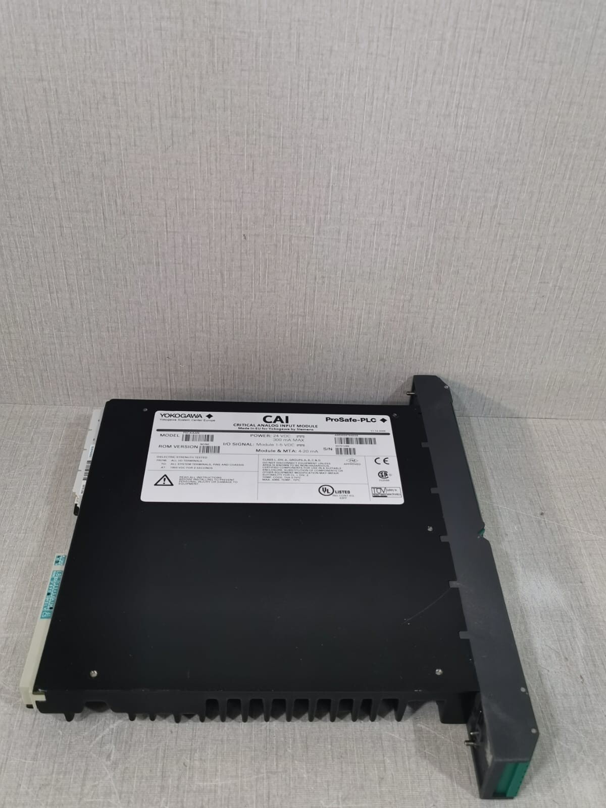 Siemens PSCAIAAN CAI YOKOGAWA by Siemens Pro-Safe-PLC PSCAIAAN CRITICAL ANALOG INPUT MODULE 4