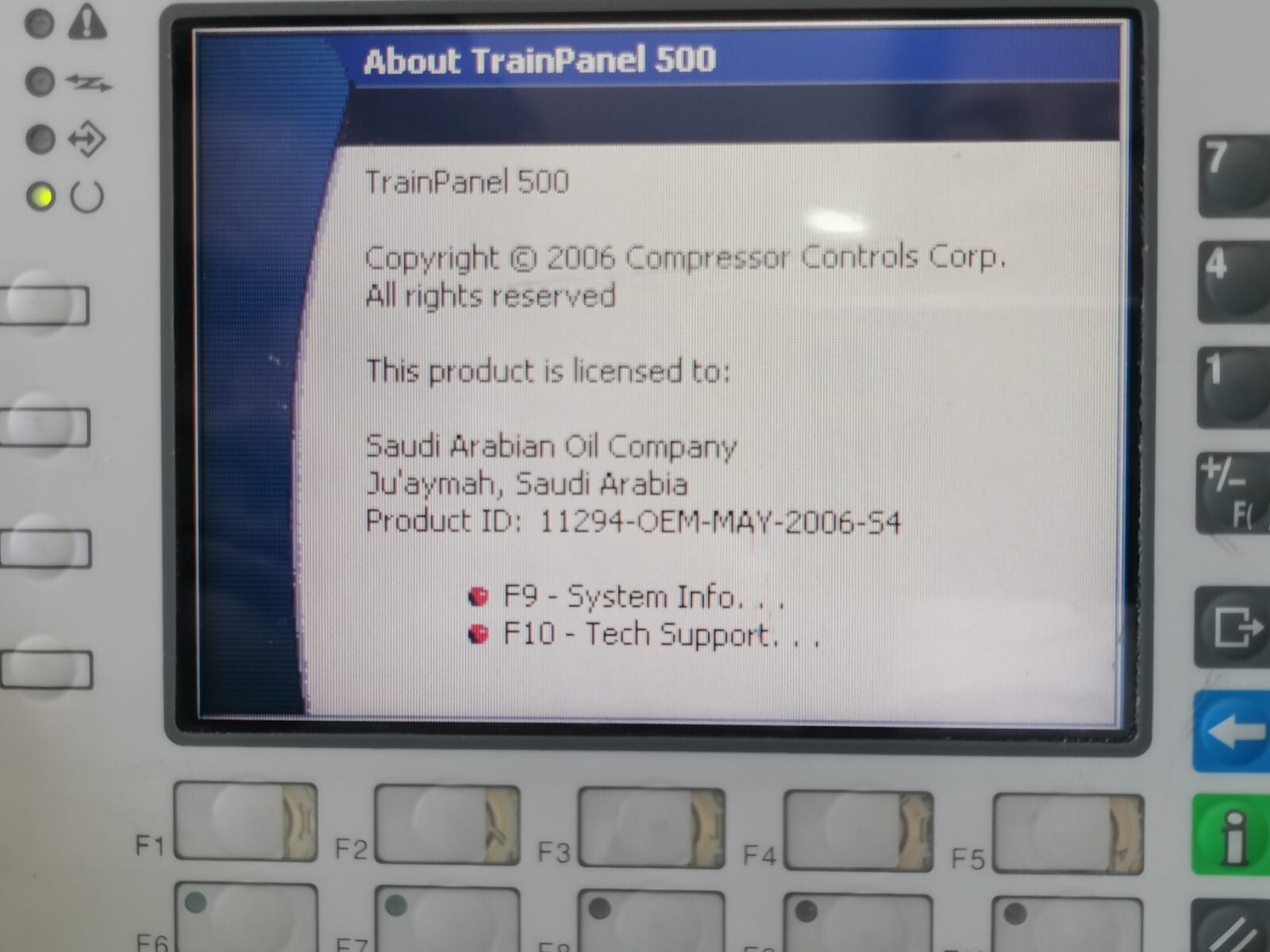 UniOP BKDC-16-0045 UniOP BKDC16-0045 H/WV033A S/WV FW37 4.41 CONTROL PANEL 2