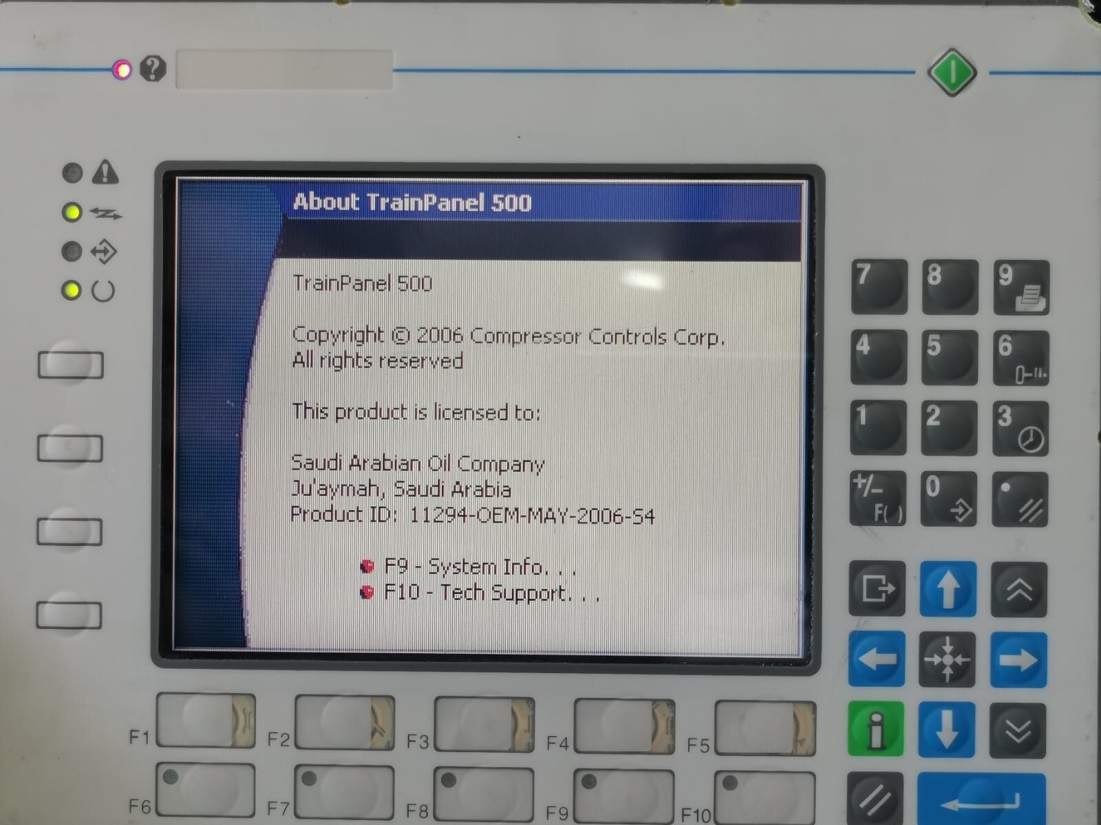 UniOP BKDC16-0045 H/WV033A S/WV FW37 4.41 CONTROL PANEL