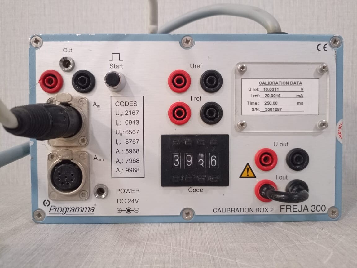 Programma FREJA 300 Programma FREJA 300 Calibration Box 2 2