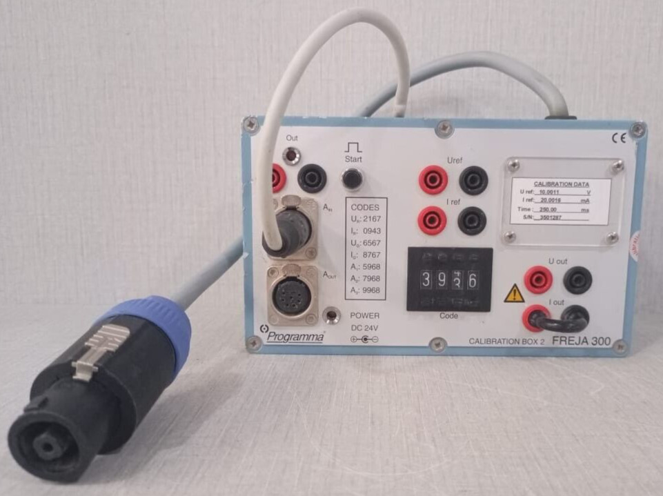 Programma FREJA 300 Programma FREJA 300 Calibration Box 2 9