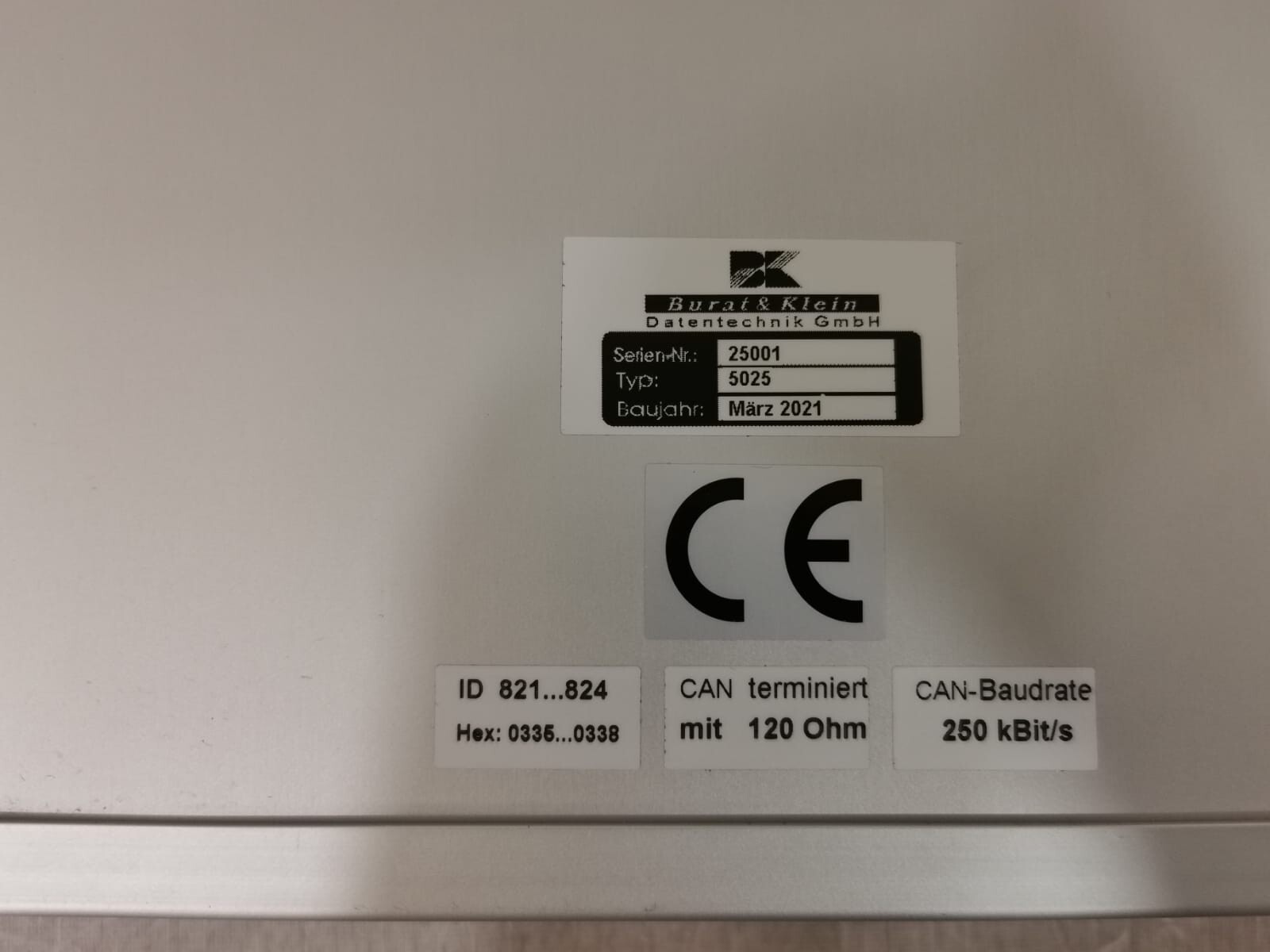 Burat & Klein 5025 Burat & Klein 5025 PrufMessBOX-USB-DSP-CA 6