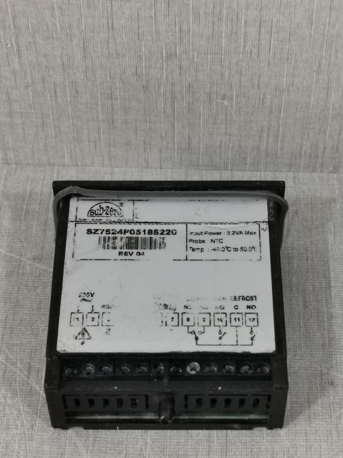 Sub-Zero SZ7524P05188220 Sub-Zero Sz-7524-p / SZ7524P05188220 On-Off Freezer Controller 3